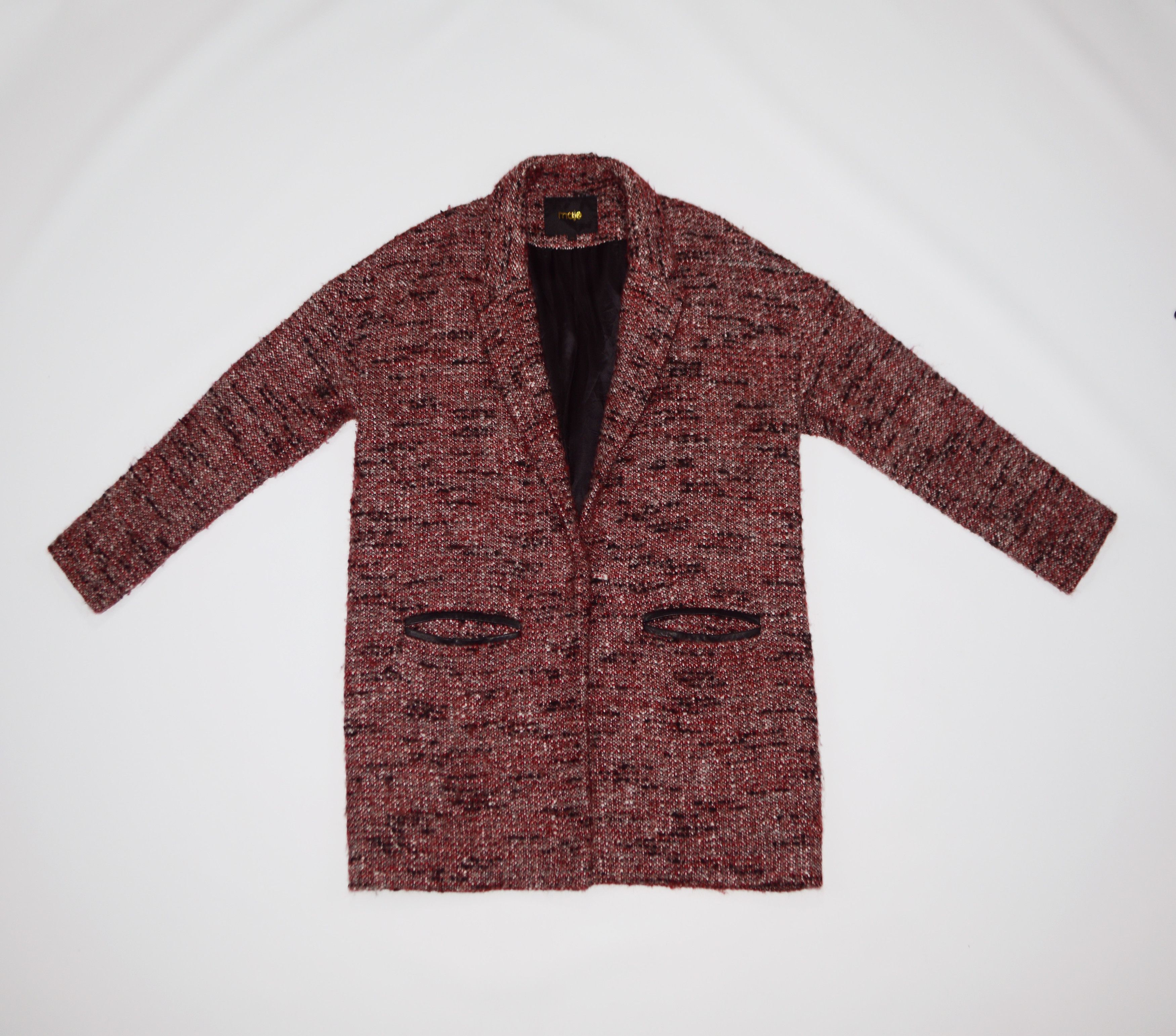 Maje Maje Wool Alpaca Blend Coat Jacket Size 36 Size XS / US 0-2 / IT 36-38 - 1 Thumbnail