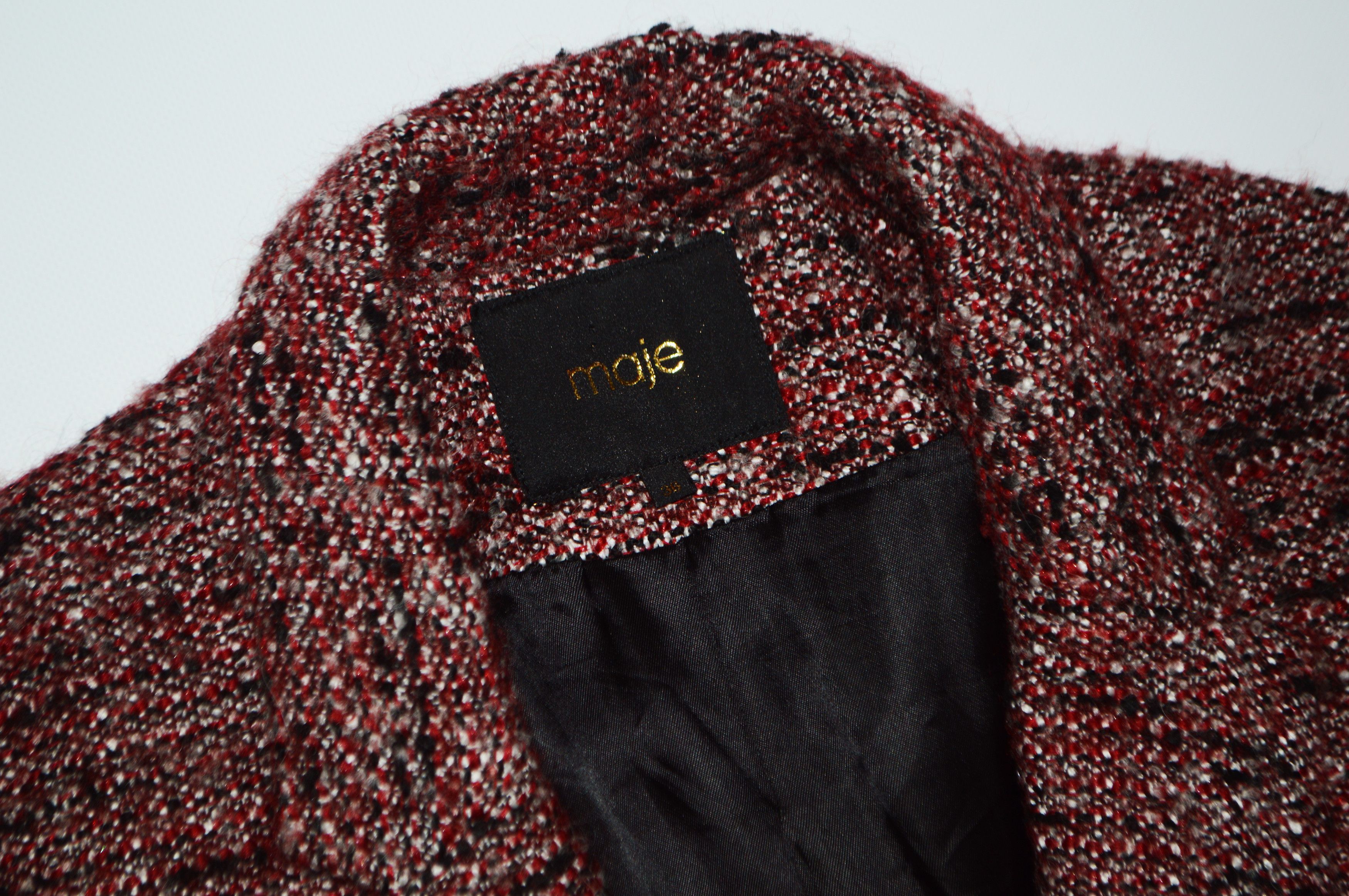 Maje Maje Wool Alpaca Blend Coat Jacket Size 36 Size XS / US 0-2 / IT 36-38 - 3 Thumbnail