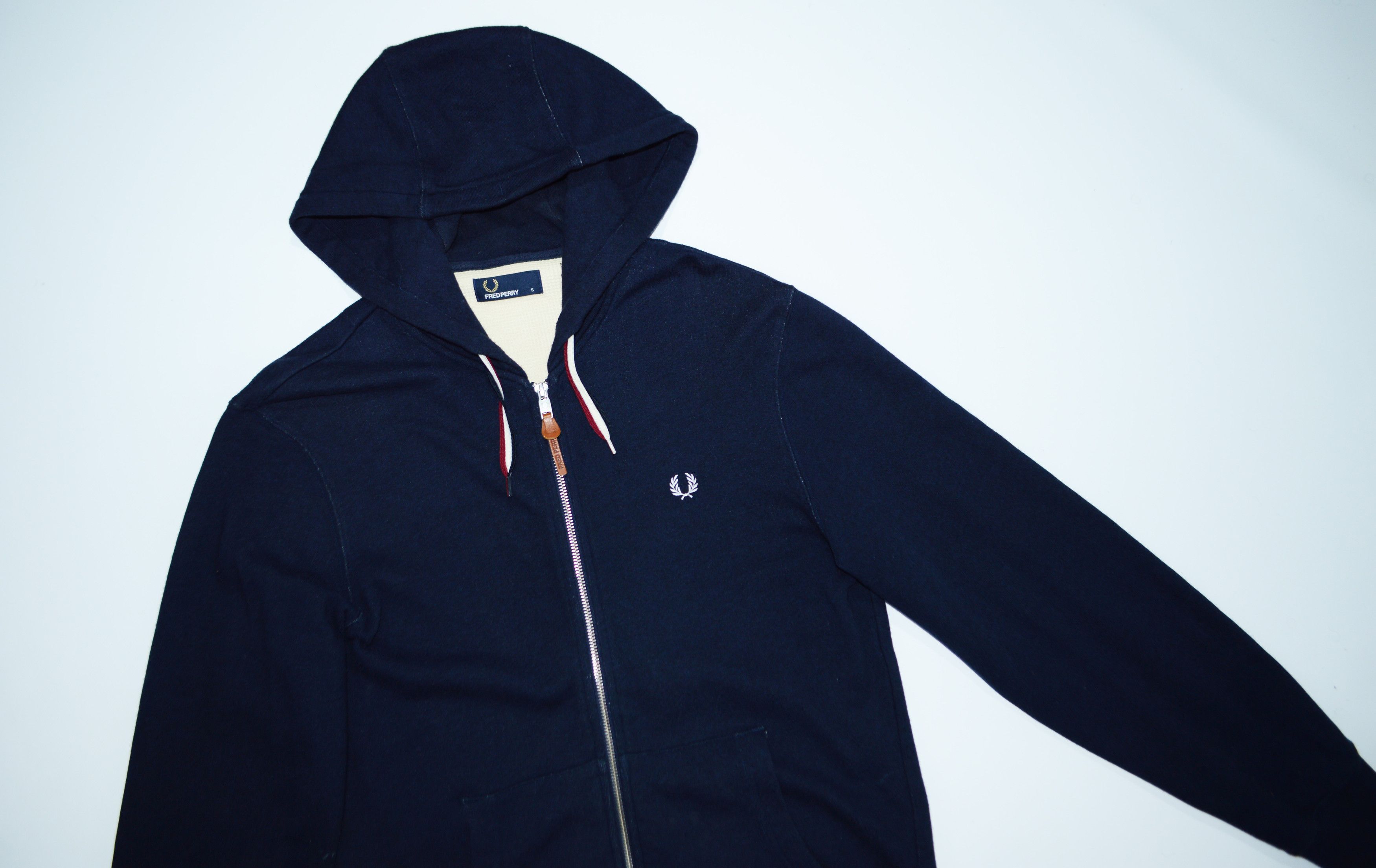 Fred Perry Fred Perry Blue Cotton Full Zip Hoodie Size S Size US S / EU 44-46 / 1 - 2 Thumbnail