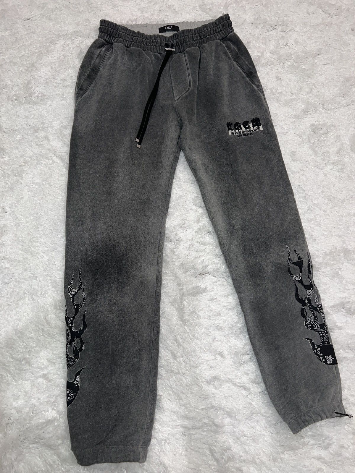 image of Amiri T.g.c.w. Sweatpants Black, Men's (Size 36)