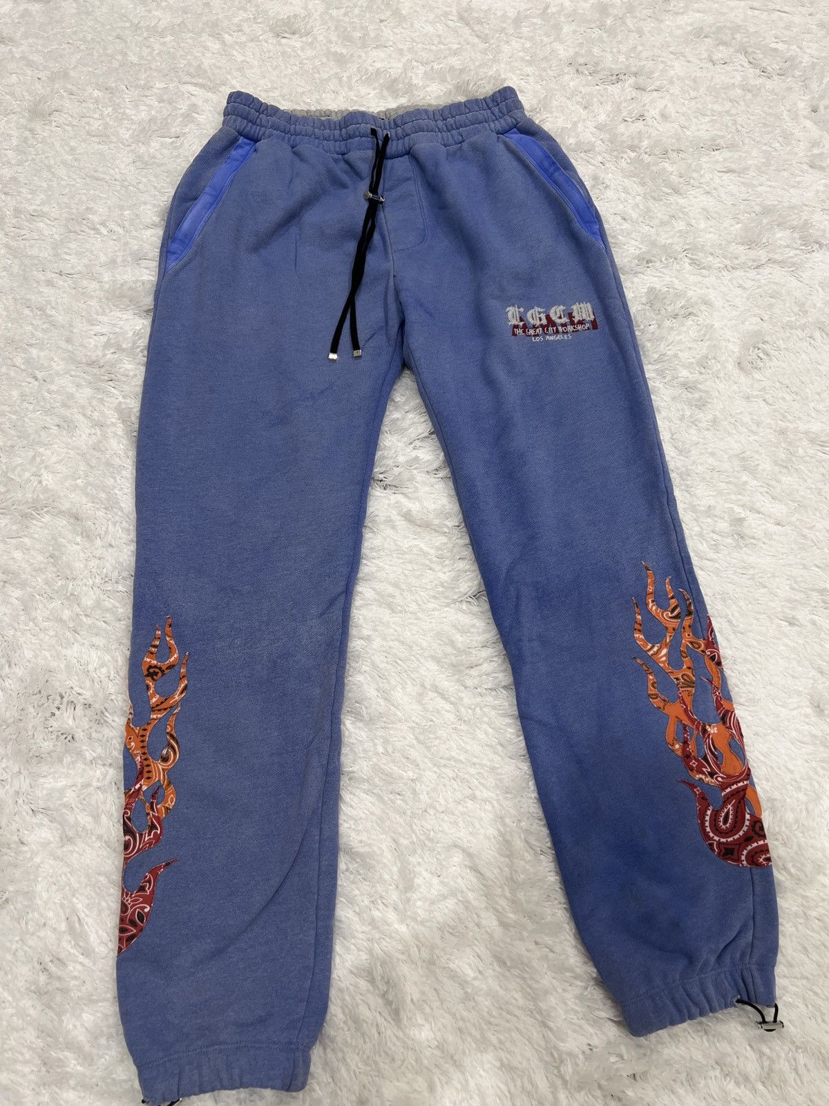 image of Amiri T.g.c.w. Sweatpants Blue, Men's (Size 36)