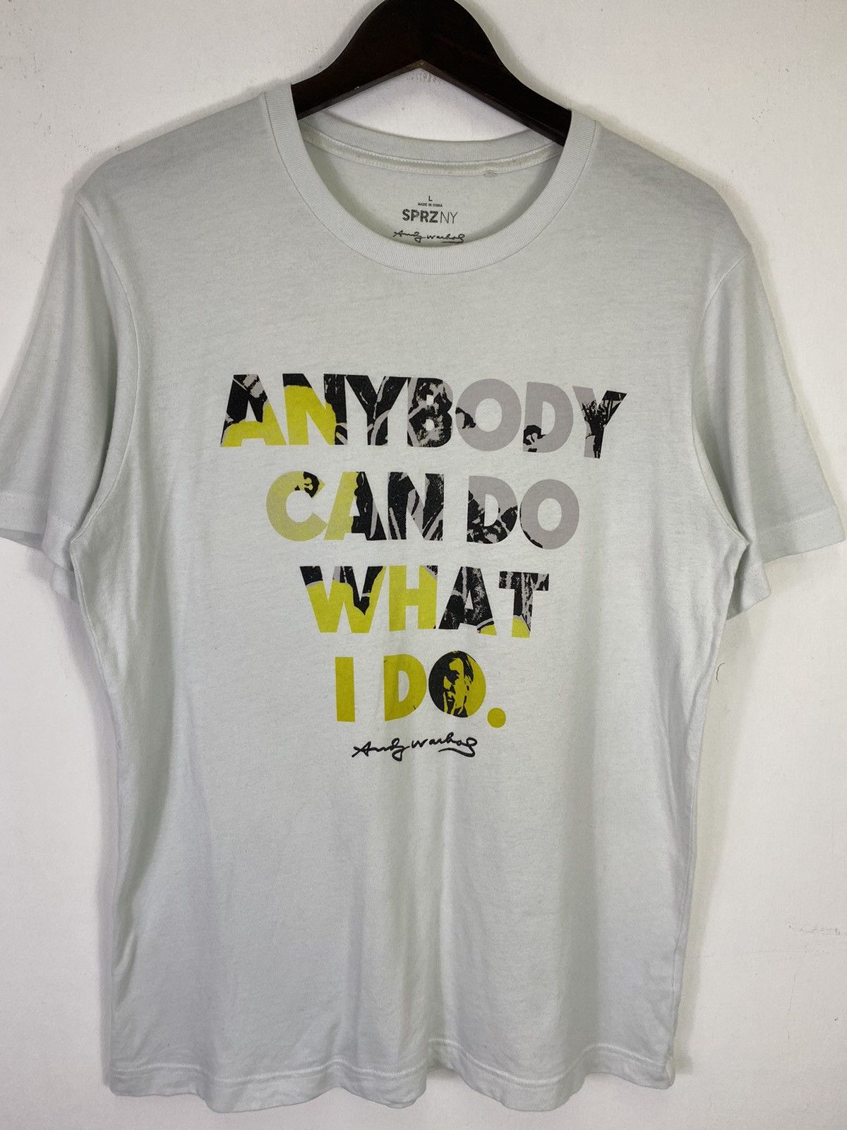 Andy Warhol × Japanese Brand × Uniqlo OFFER🔥Vintage Andy Warhol "Anybady Can do What I Do" Tee Size US M / EU 48-50 / 2 - 2 Thumbnail