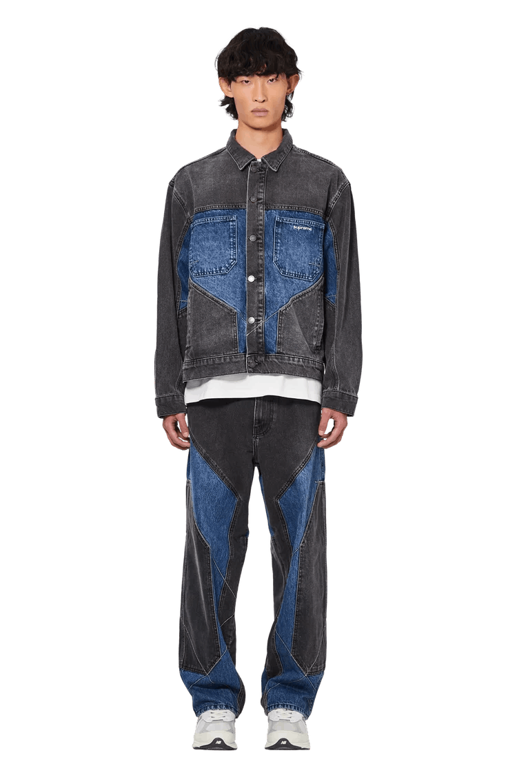 Supreme Supreme 2 tone paneled jacket Size US S / EU 44-46 / 1 - 1 Thumbnail
