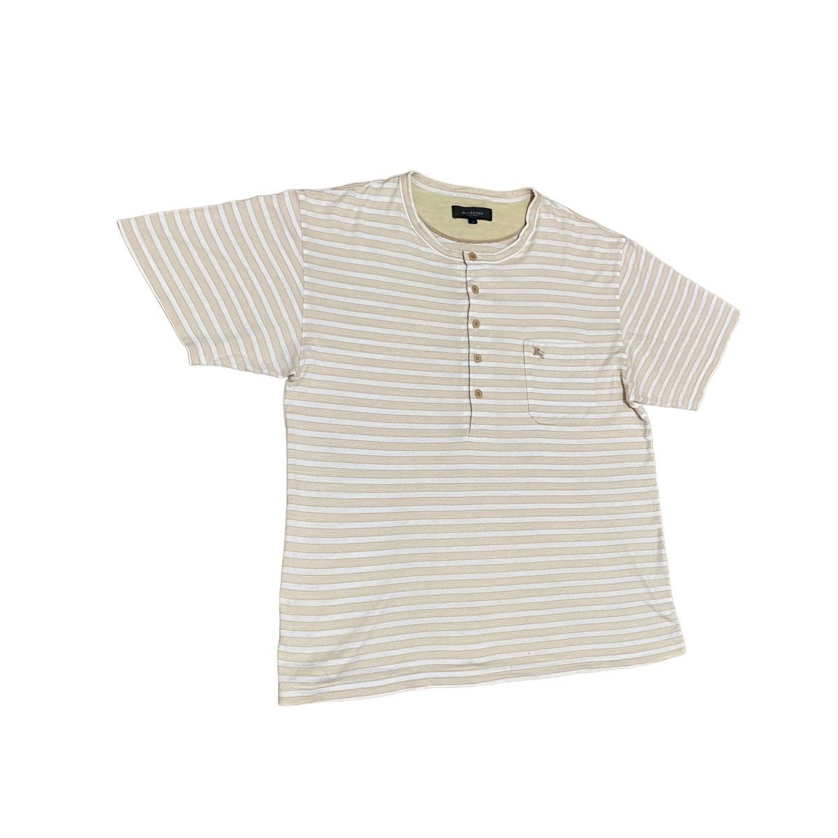 Burberry × Vintage Vintage Burberry Stripes Single Picket T Shirt Size US L / EU 52-54 / 3 - 3 Thumbnail