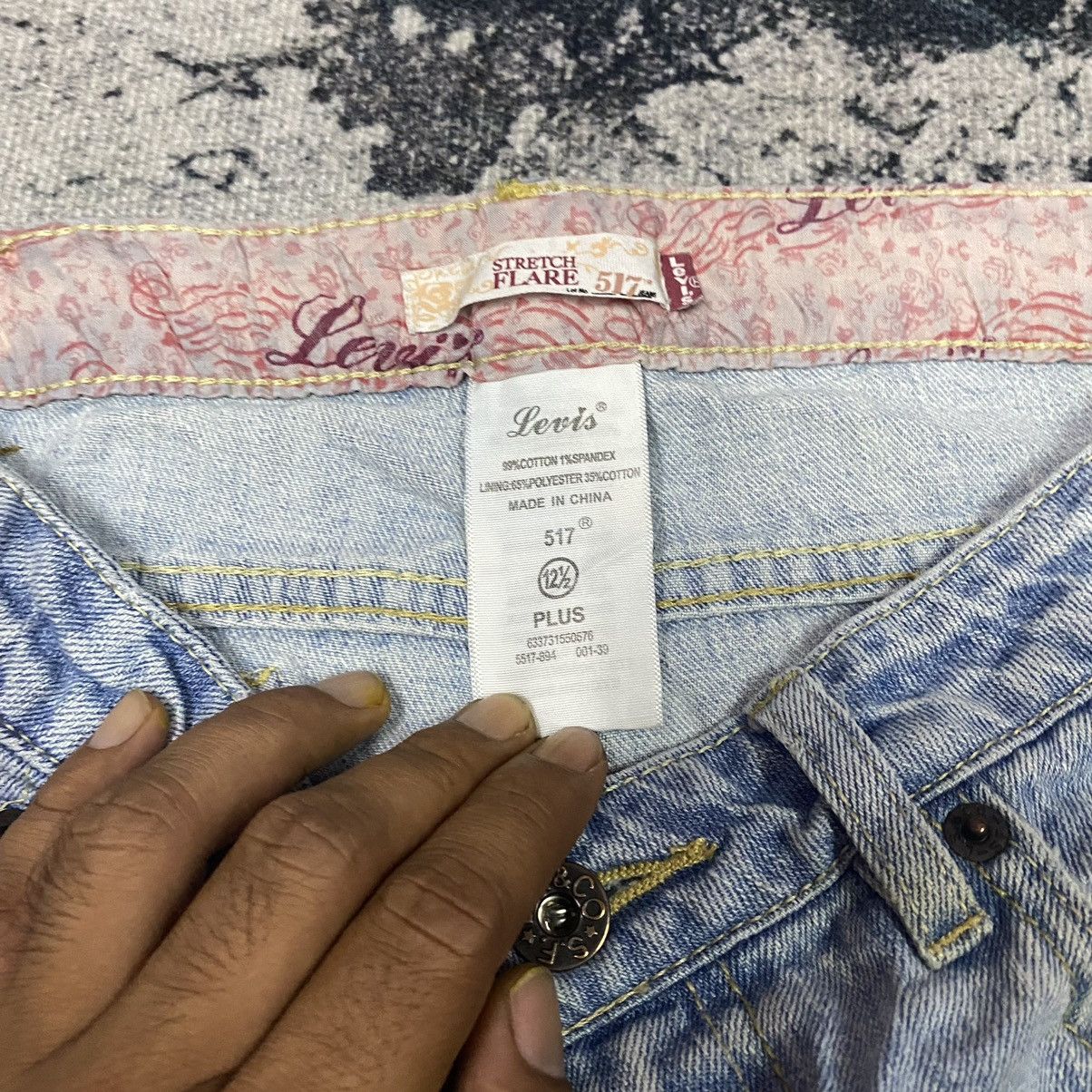 Levi's × Vintage Vintage Levis 527 Strech Flare Denim Jeans Size 28" / US 6 / IT 42 - 5 Thumbnail