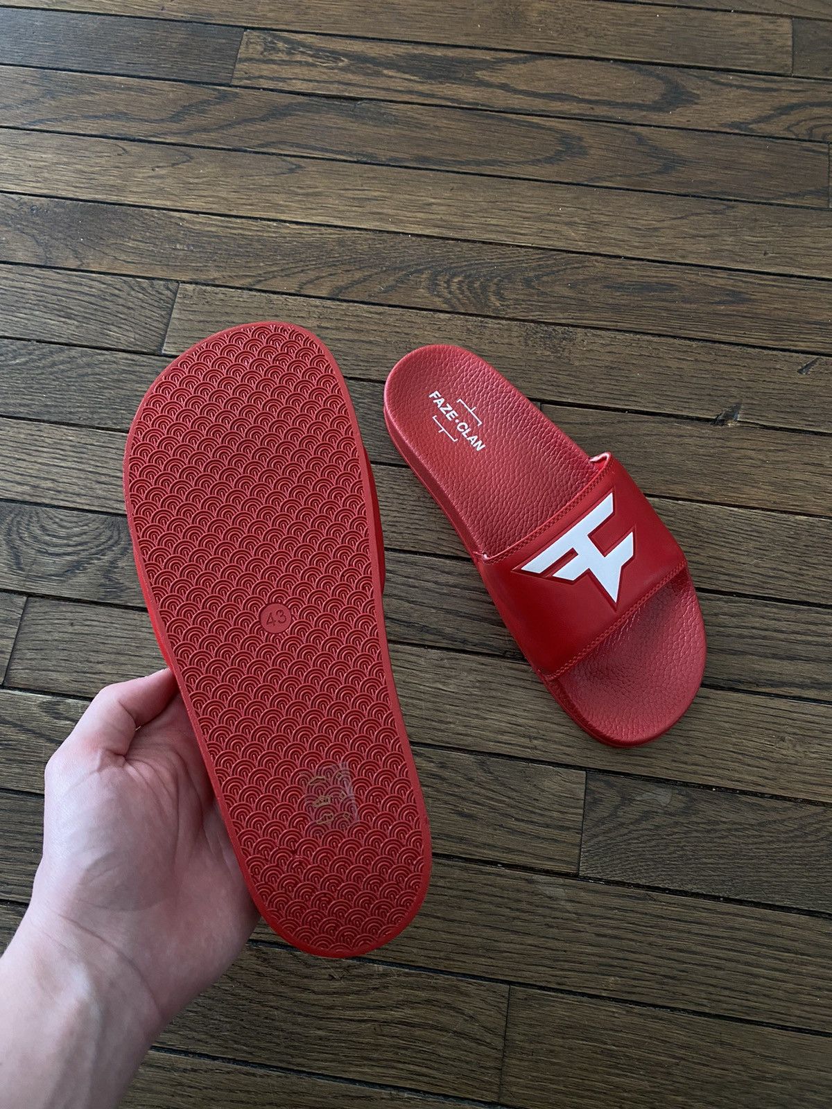 Faze Rare Faze Clan Red Logo Slides 10 / 43 ️🧊 Gamer Banks x | Grailed
