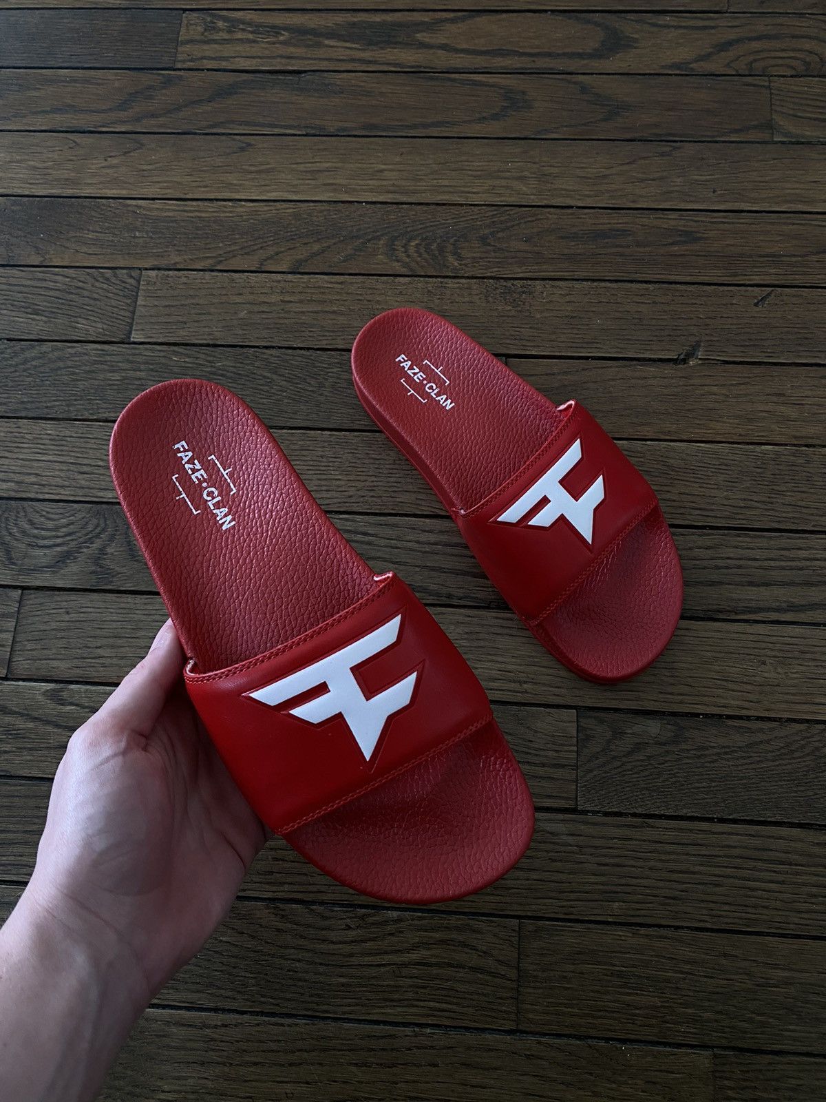 Faze Rare Faze Clan Red Logo Slides 10 / 43 ️🧊 Gamer Banks x | Grailed