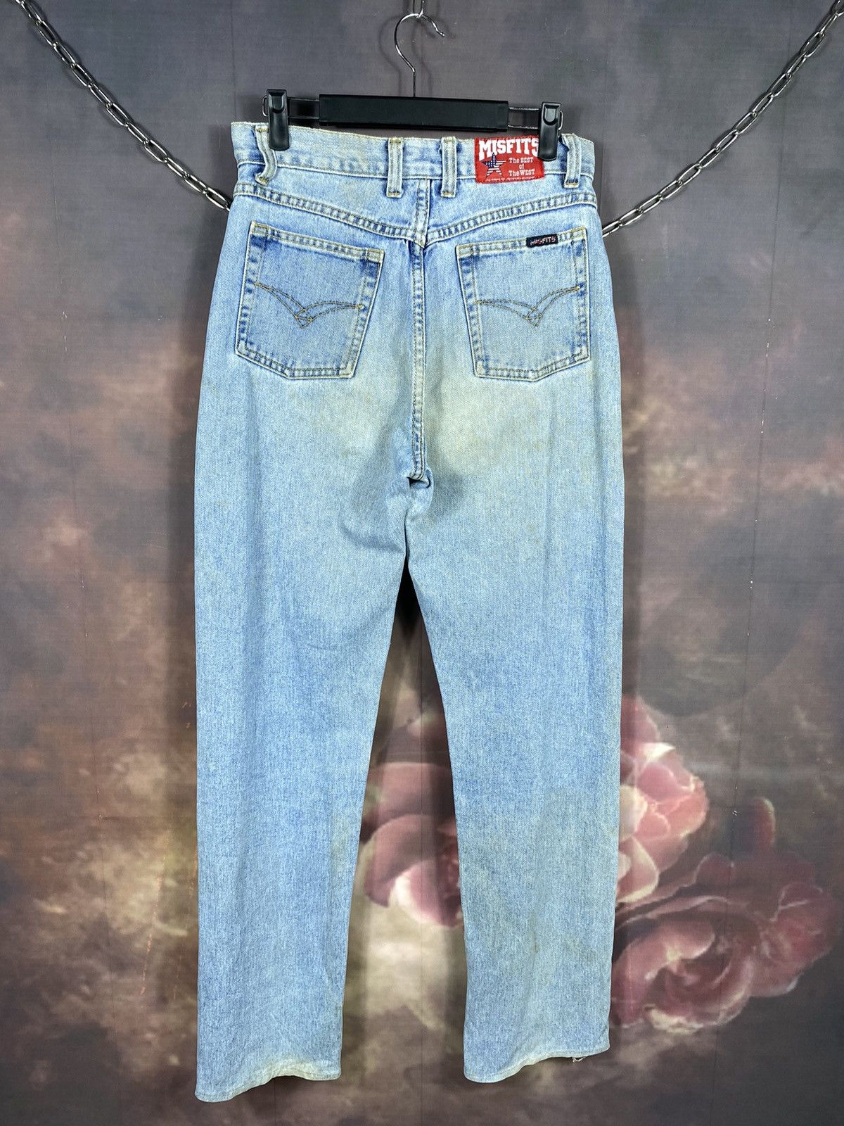 Jean × Misfits Vintage Misfits Faded Light Washed Denim Jeans Size US 29 - 2 Thumbnail