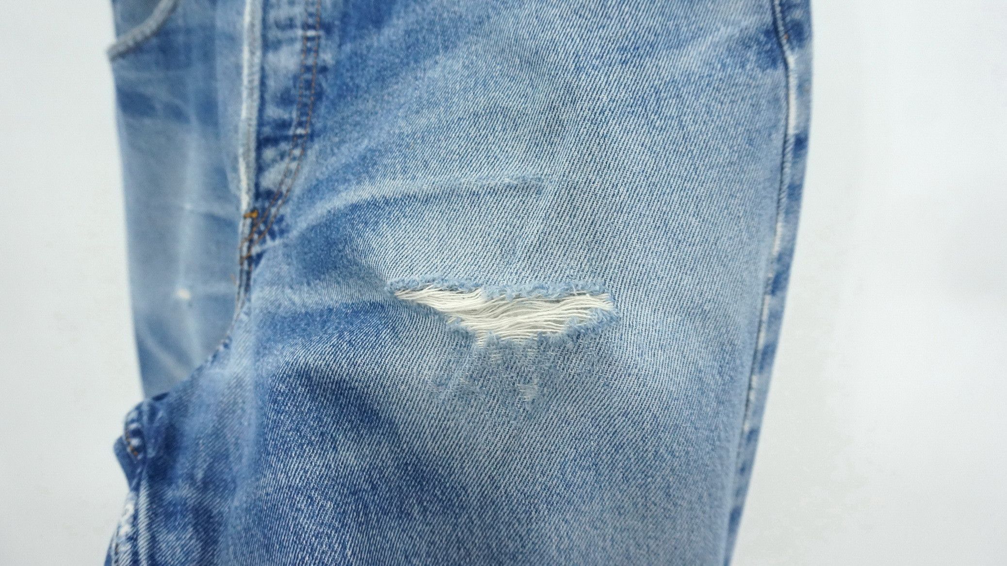 Levi's Levis 522 Distressed Ripped Jeans LF20 Size US 32 / EU 48 - 7 Thumbnail