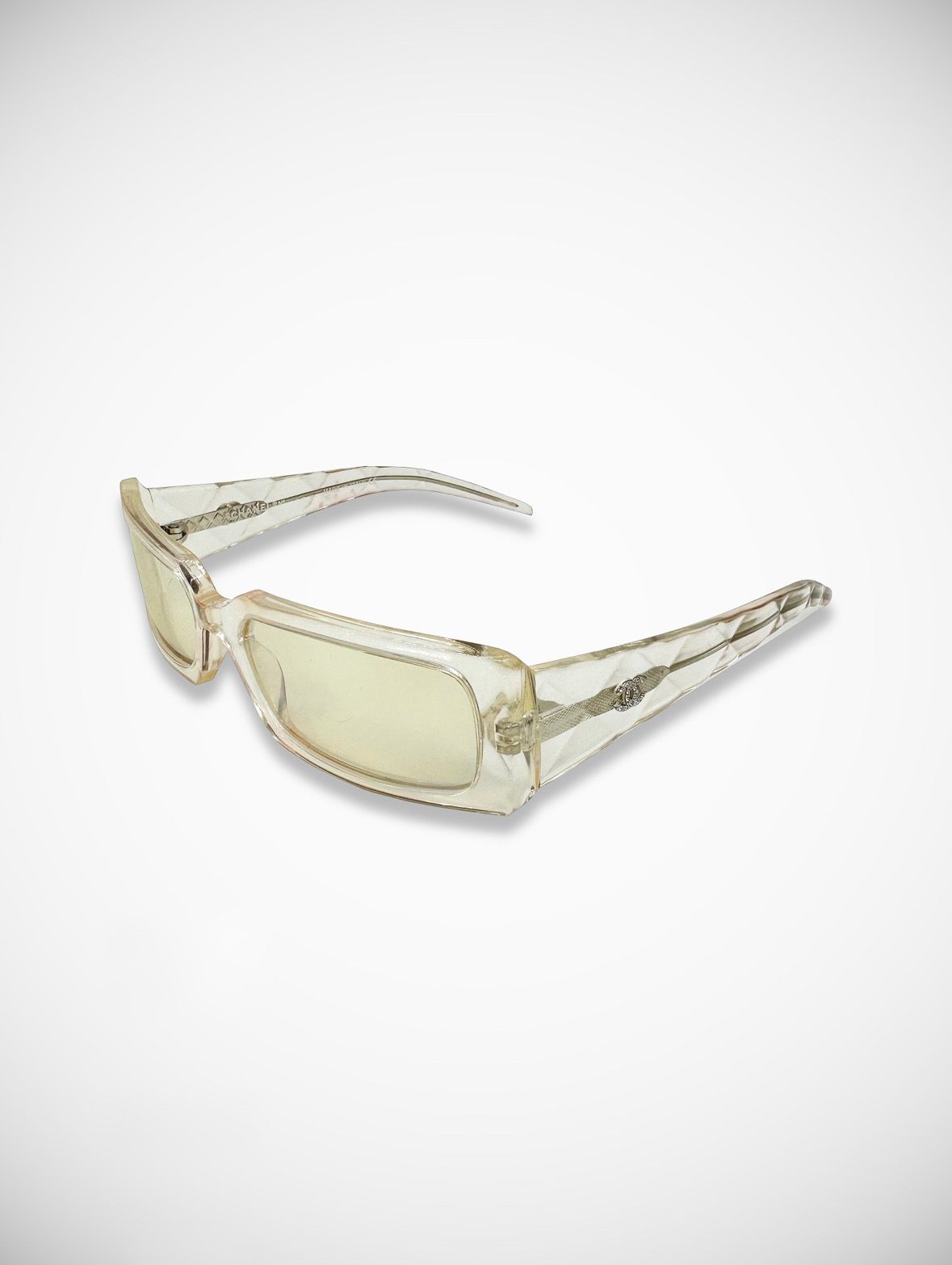 Chanel 5046-B Rhinestone Logo Quilted Sunglasses