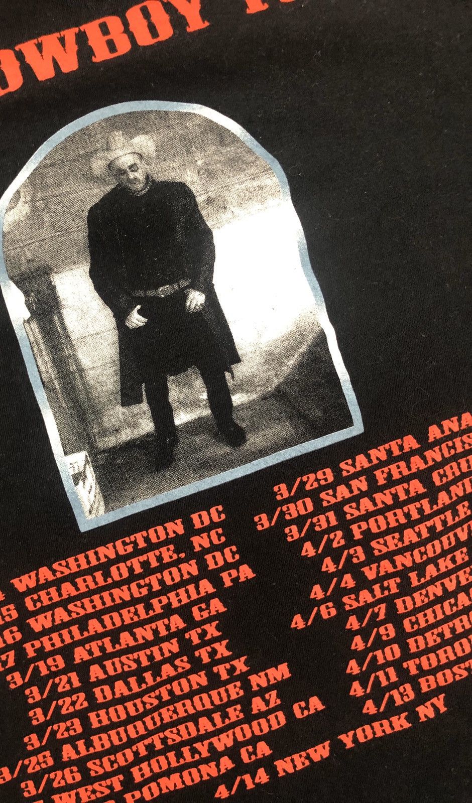 GOTHBOICLIQUE × Lil Peep Lil Tracy Goth Cowboy Tour Tee ❄️🥣Peep FTP g59 Sinner GBC Size US S / EU 44-46 / 1 - 3 Thumbnail
