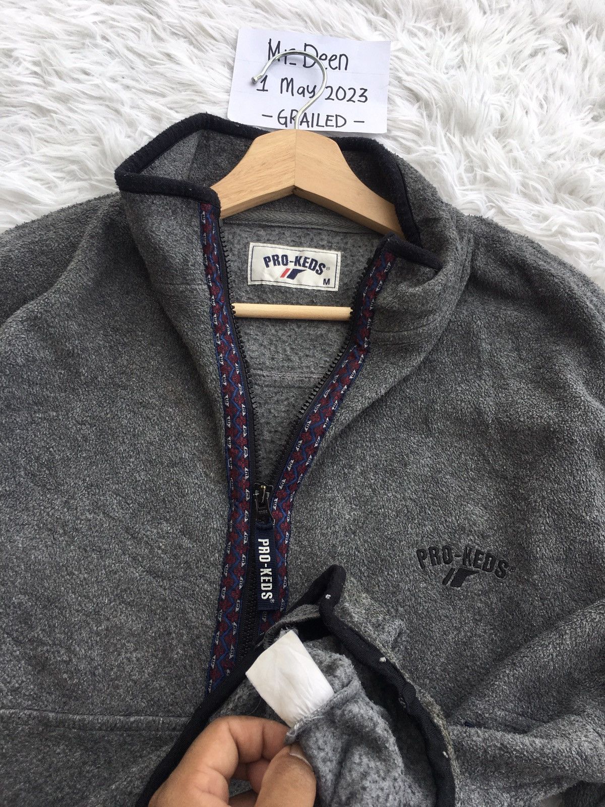 Pro-Keds Rare Vintage 90s PRO KEDS Fleece Jacket Size US L / EU 52-54 / 3 - 8 Thumbnail