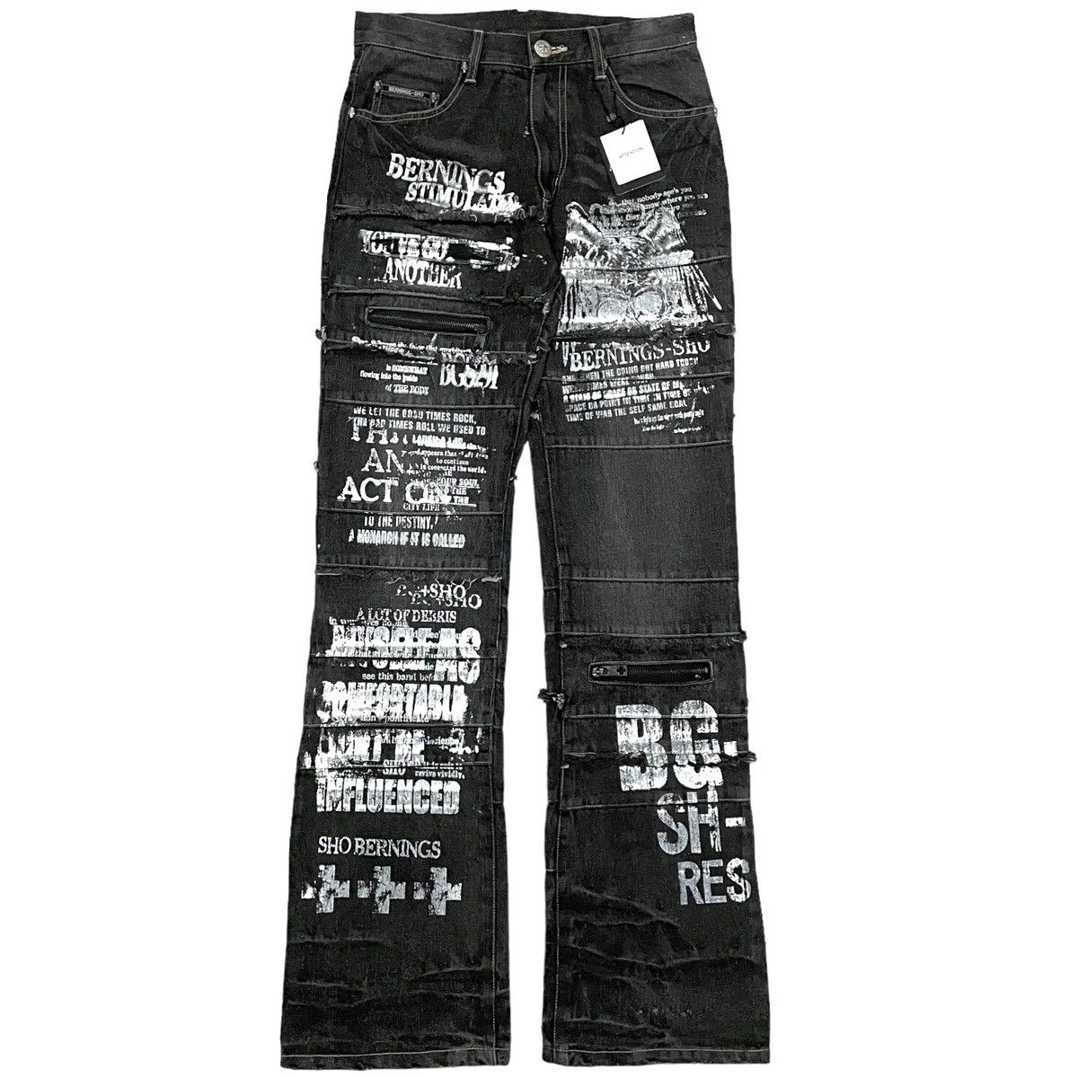 Bernings Sho “Hagi” Painted Denim Pant