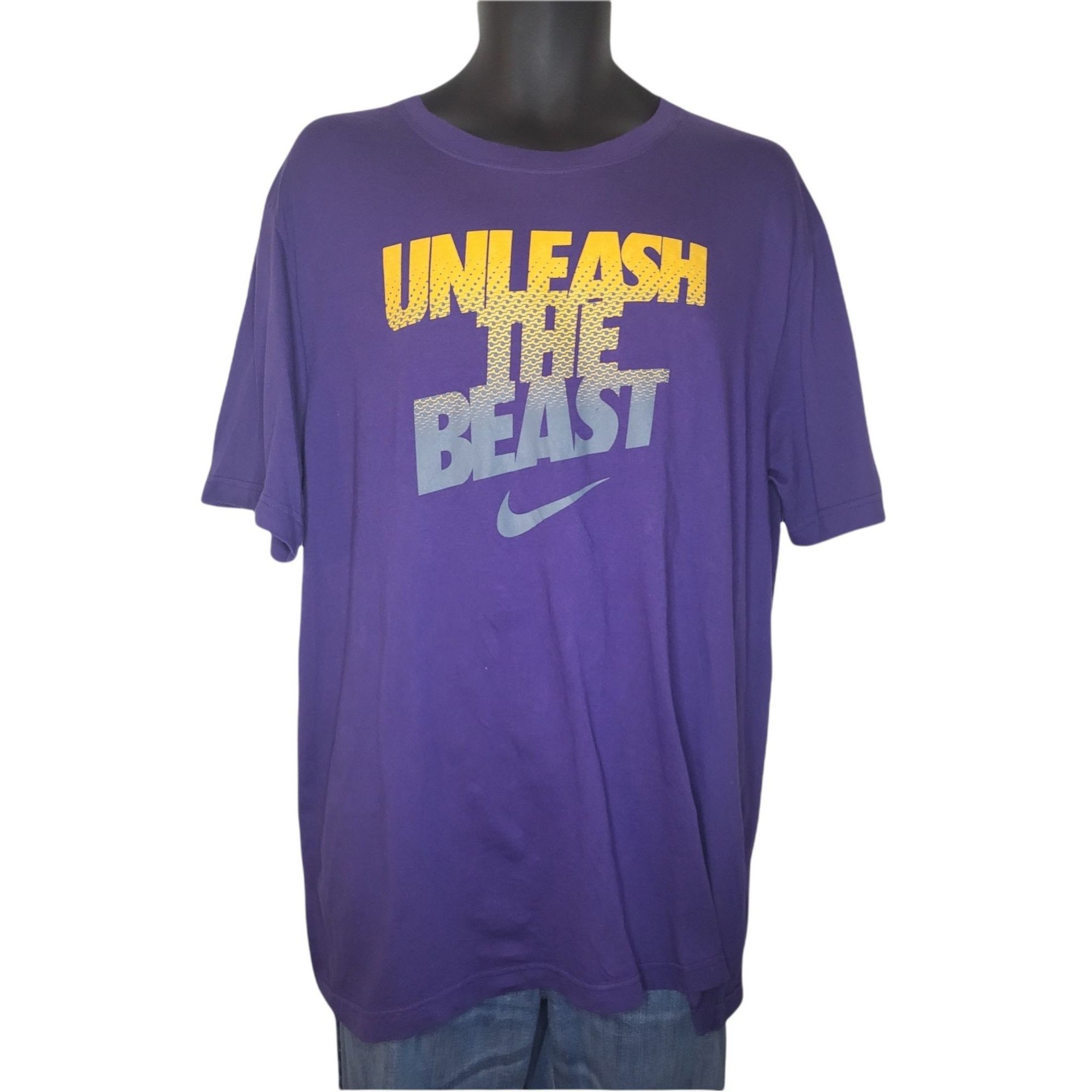 T-shirt North Carolina Tarheels Manning East - Motif "Unleash The Beast", Taille M, Noir - Occasion Excellent état