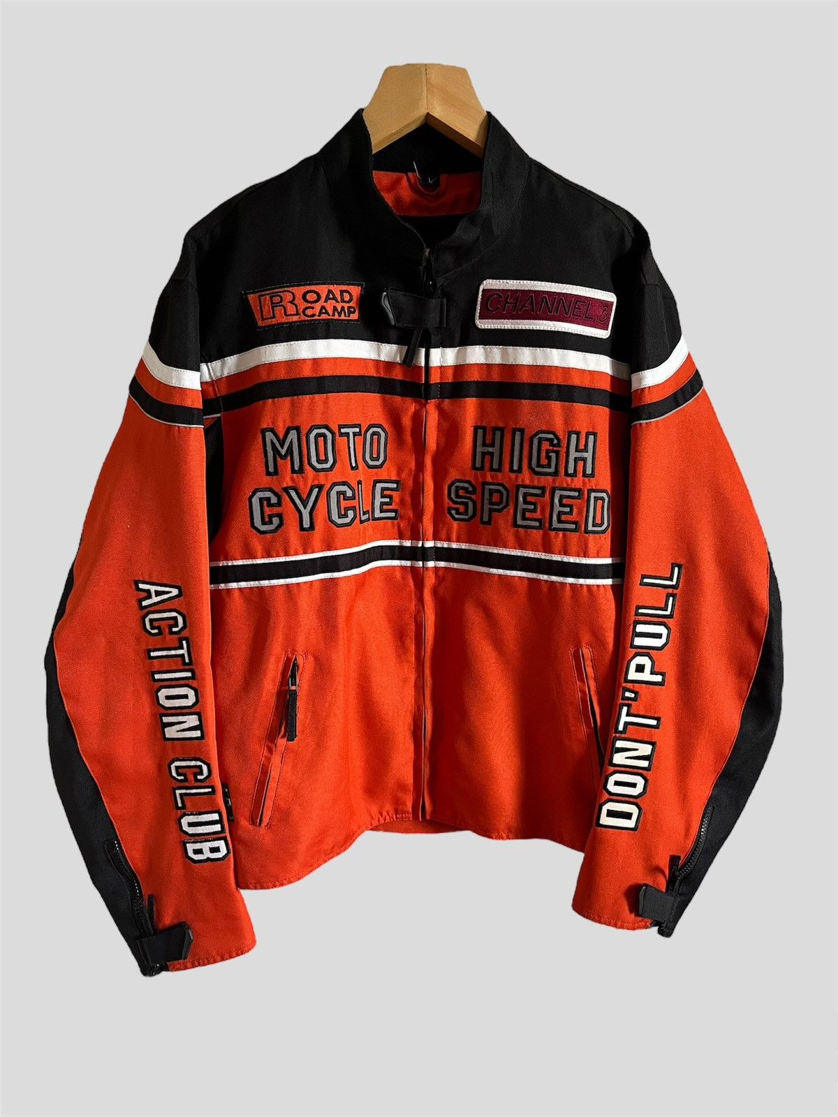 Fox Racing Biker Jacket Vintage 90s Size US L / EU 52-54 / 3 - 2 Thumbnail