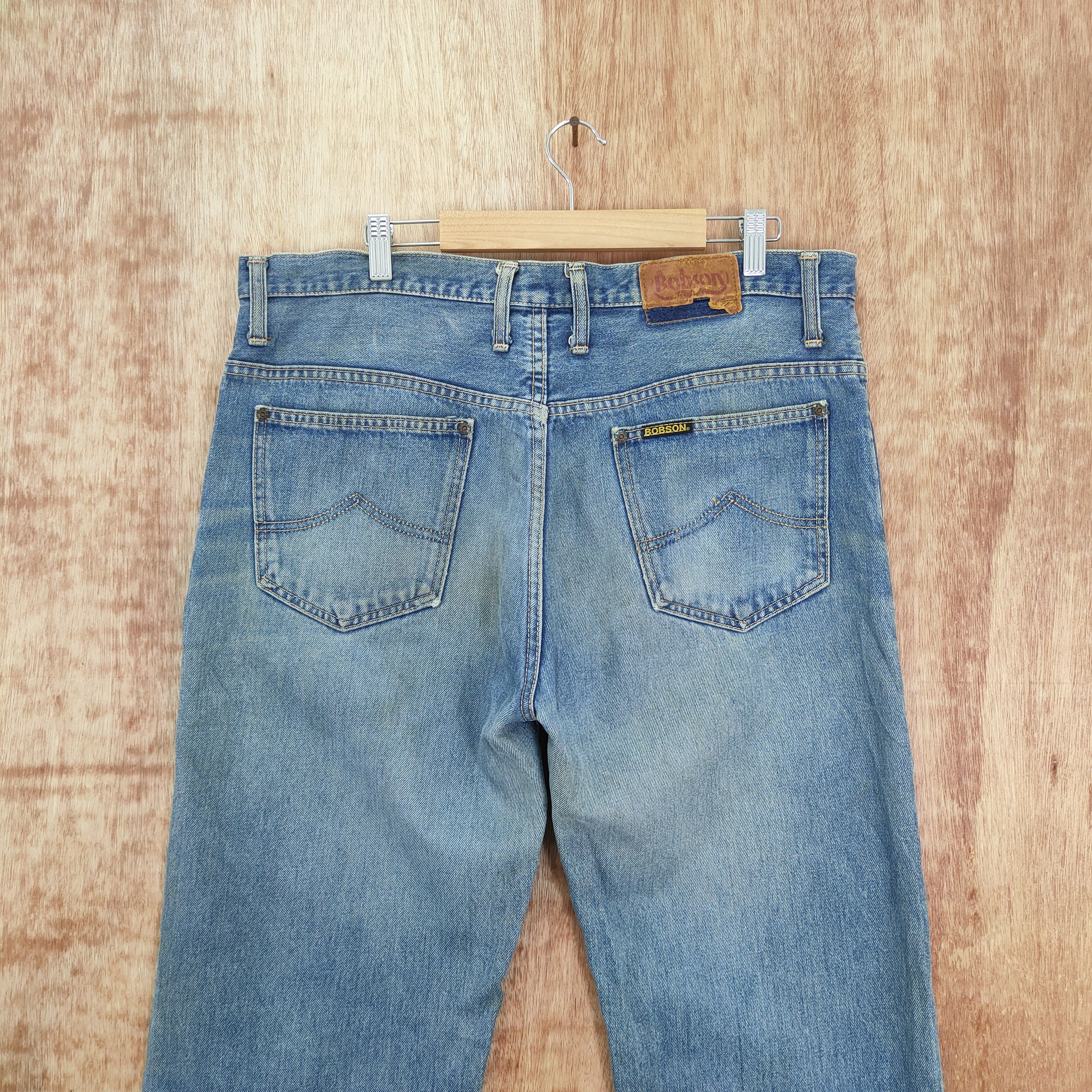 Japanese Brand AUTHENTIC BOBSON VINTAGE FADED JEANS DENIM PANTS Size US 36 / EU 52 - 10 Thumbnail