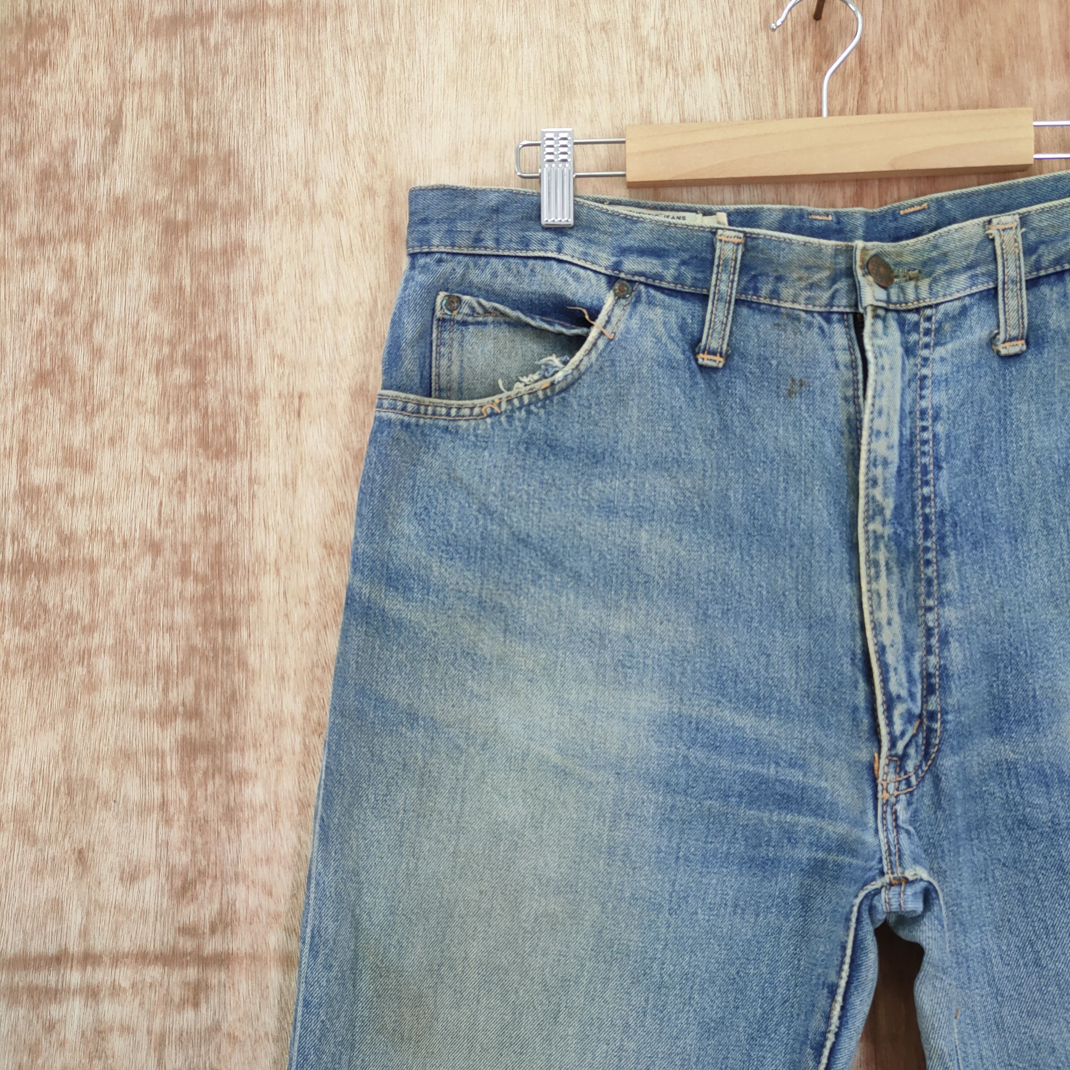 Japanese Brand AUTHENTIC BOBSON VINTAGE FADED JEANS DENIM PANTS Size US 36 / EU 52 - 13 Thumbnail