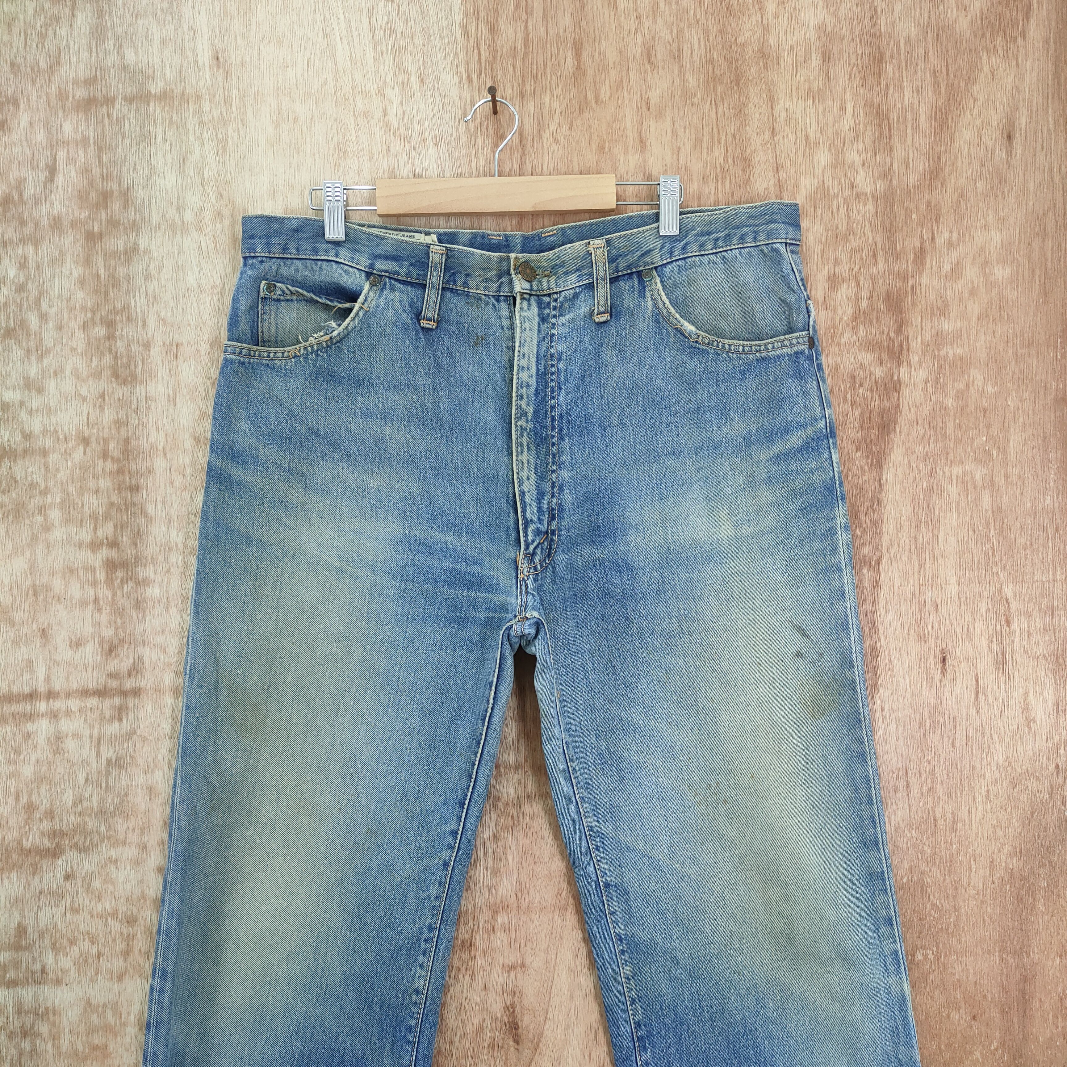 Japanese Brand AUTHENTIC BOBSON VINTAGE FADED JEANS DENIM PANTS Size US 36 / EU 52 - 3 Thumbnail