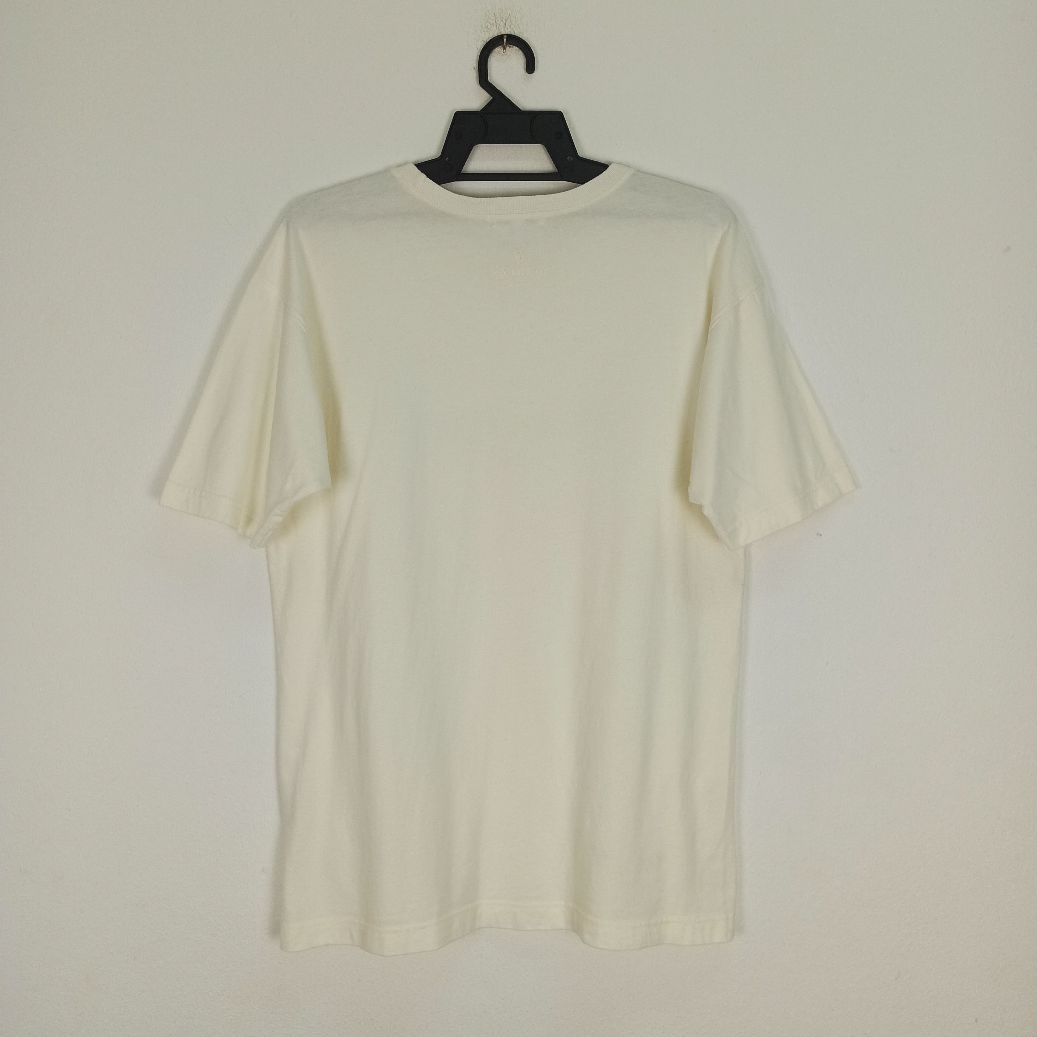 Yves Saint Laurent 🔥STEALS🔥 Vintage Yves Saint Laurent Big Logo Tshirt Size US S / EU 44-46 / 1 - 5 Thumbnail