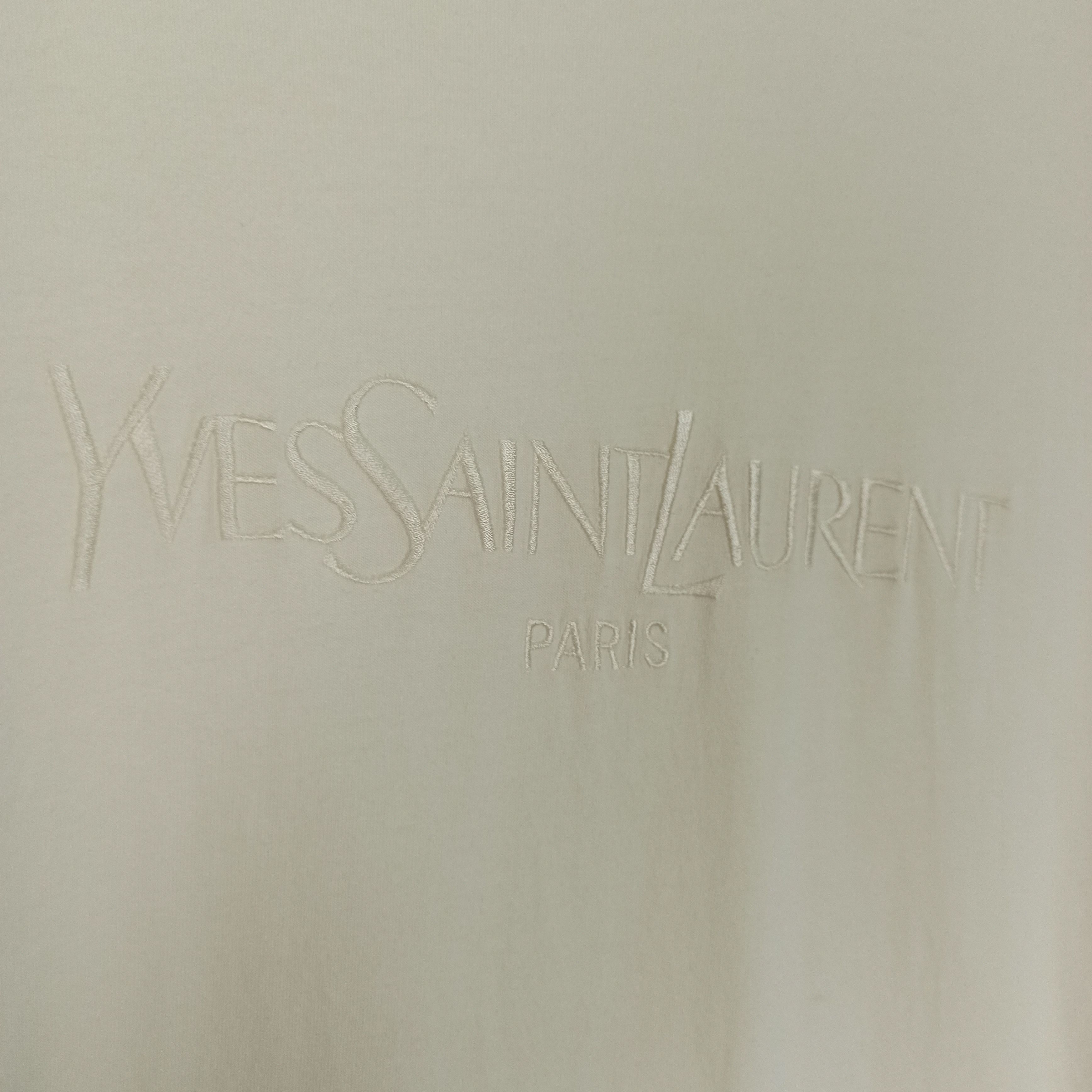 Yves Saint Laurent 🔥STEALS🔥 Vintage Yves Saint Laurent Big Logo Tshirt Size US S / EU 44-46 / 1 - 3 Thumbnail