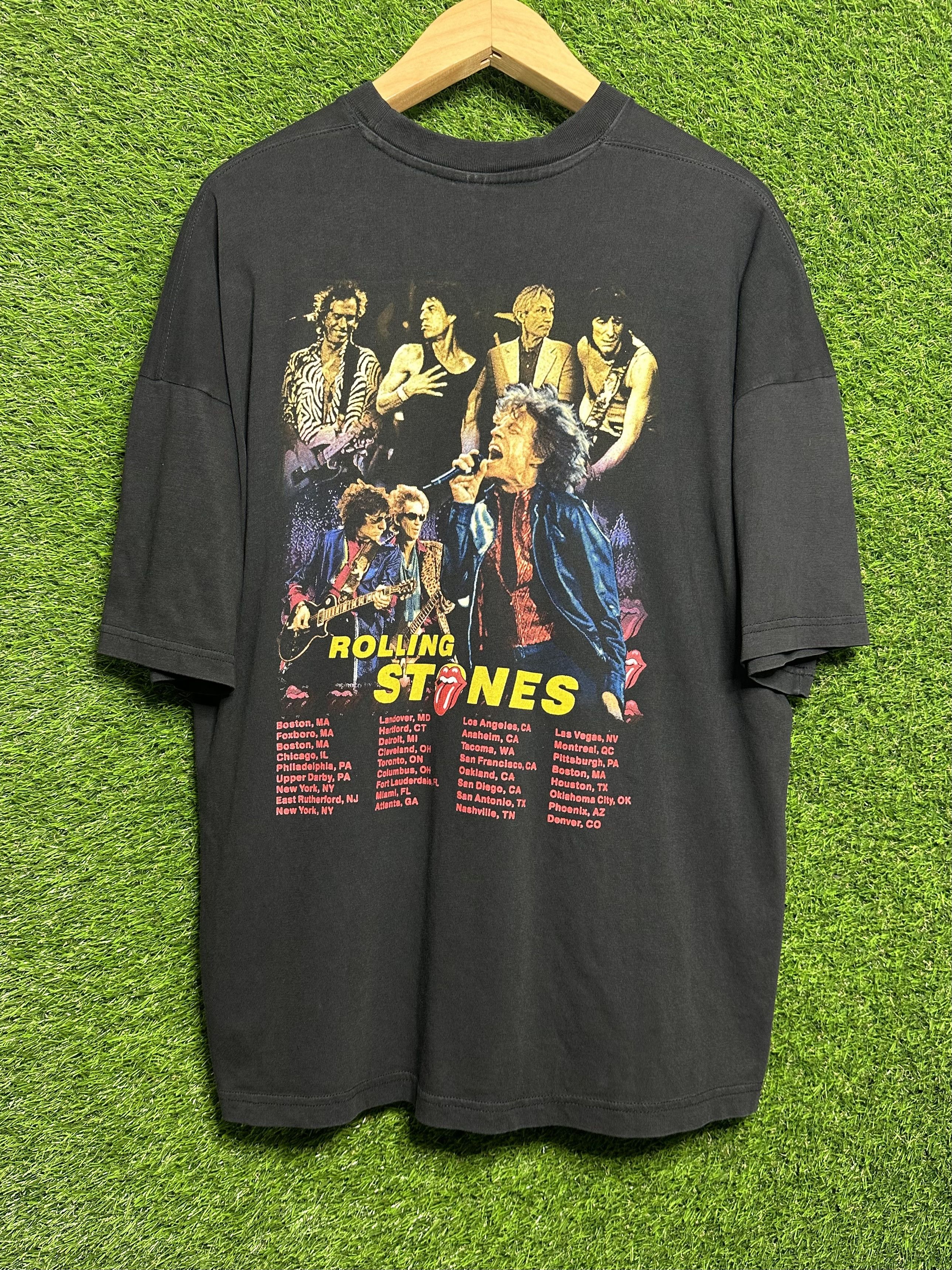 Vintage Rolling stones 00s tour rap tee shirt