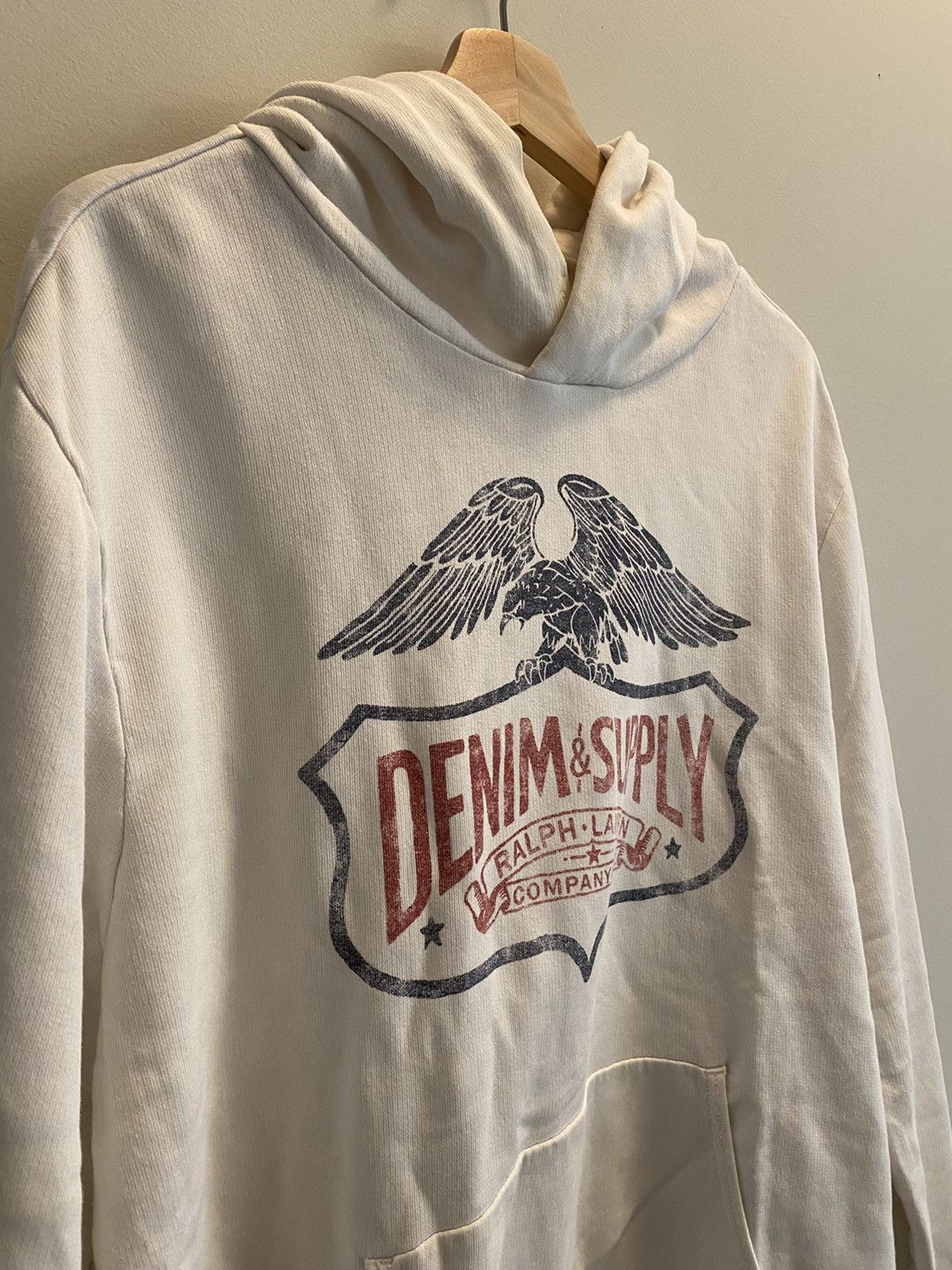 Denim & Supply Ralph Lauren × Polo Ralph Lauren × Vintage Denim & Supply Ralph Lauren Eagle Hoodie Size US XL / EU 56 / 4 - 2 Thumbnail