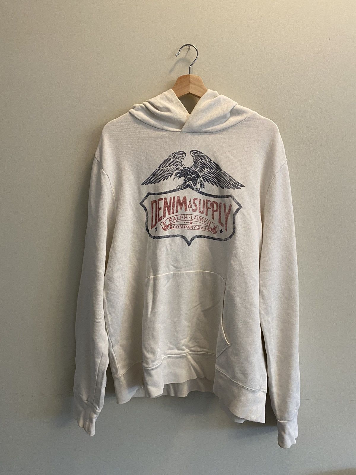 Denim & Supply Ralph Lauren × Polo Ralph Lauren × Vintage Denim & Supply Ralph Lauren Eagle Hoodie Size US XL / EU 56 / 4 - 1 Thumbnail