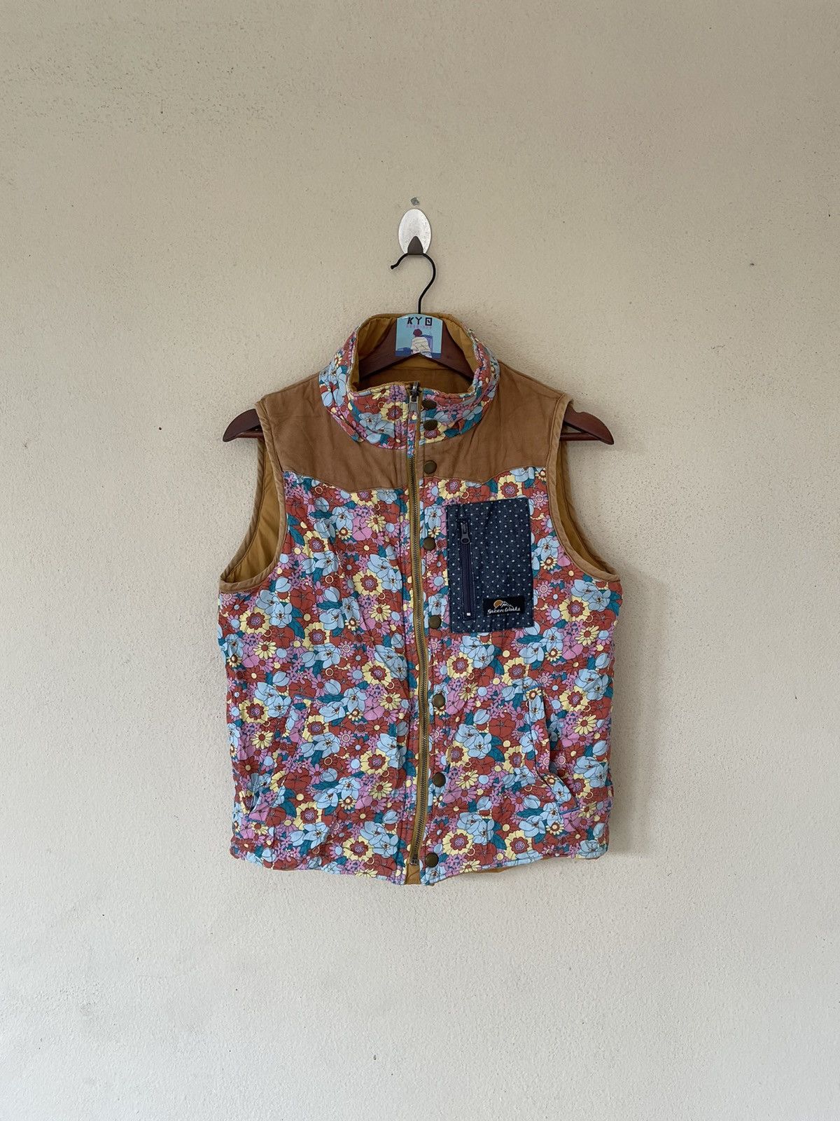 Japanese Brand REVERSIBLE GREEN WALK QUILTED VEST Size US M / EU 48-50 / 2 - 1 Thumbnail