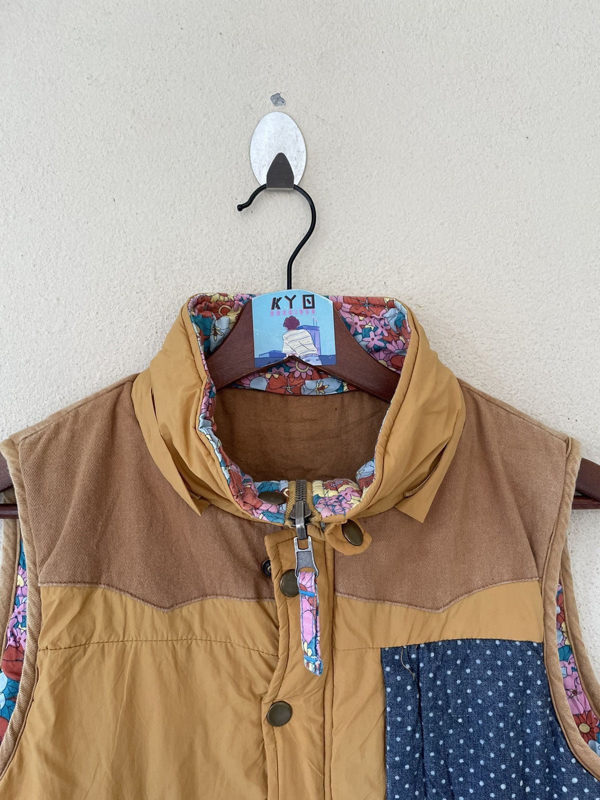 Japanese Brand REVERSIBLE GREEN WALK QUILTED VEST Size US M / EU 48-50 / 2 - 4 Thumbnail