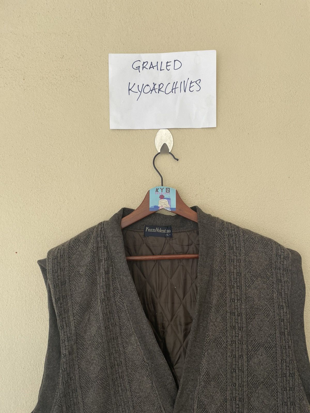 Japanese Brand × Vintage VINTAGE PIAZZA VALENTINO VEST Size US L / EU 52-54 / 3 - 3 Thumbnail