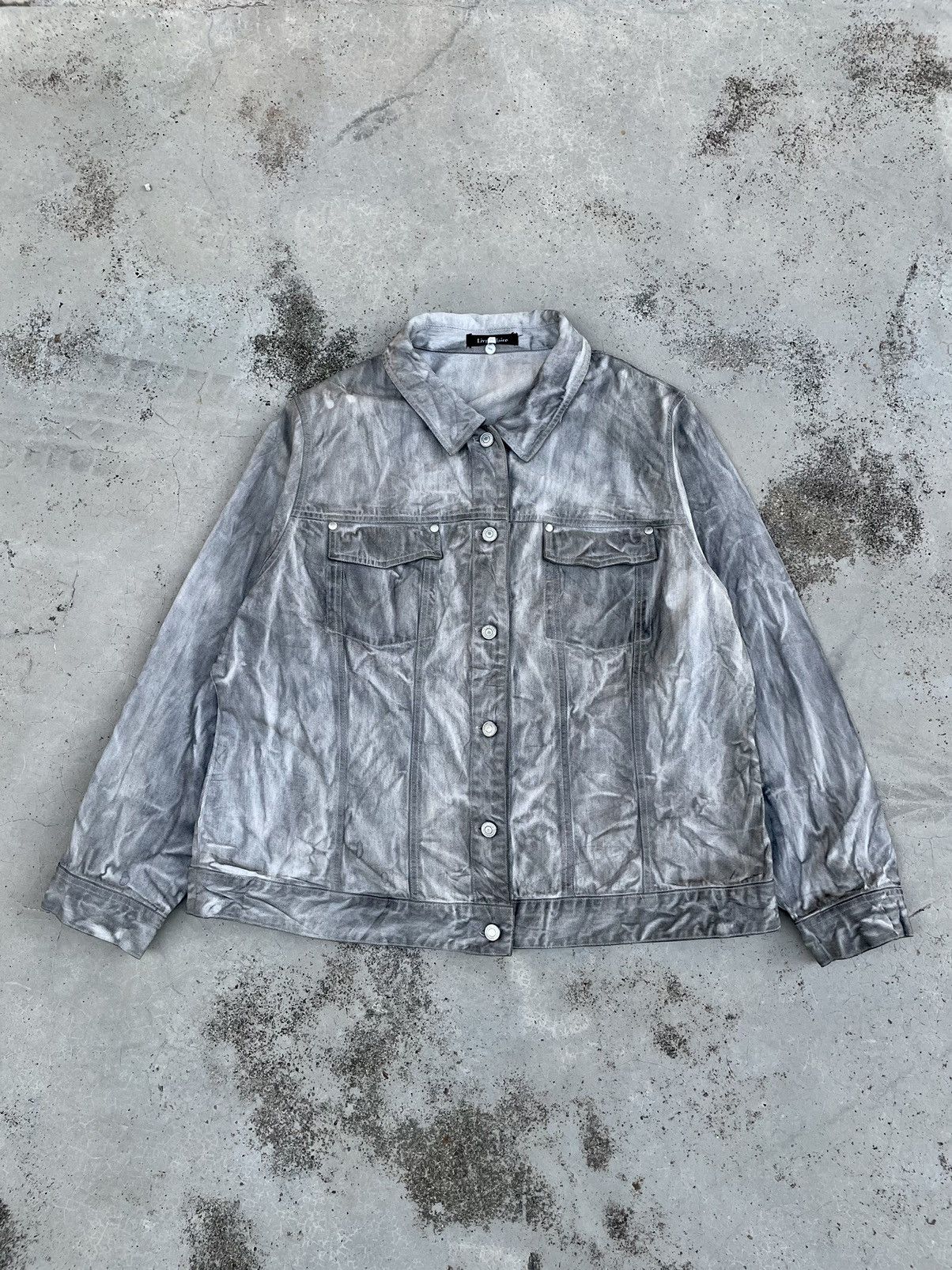 Other OIL STAINS STYLE DENIM LIRVE CLAIRE JACKET Size US M / EU 48-50 / 2 - 1 Thumbnail