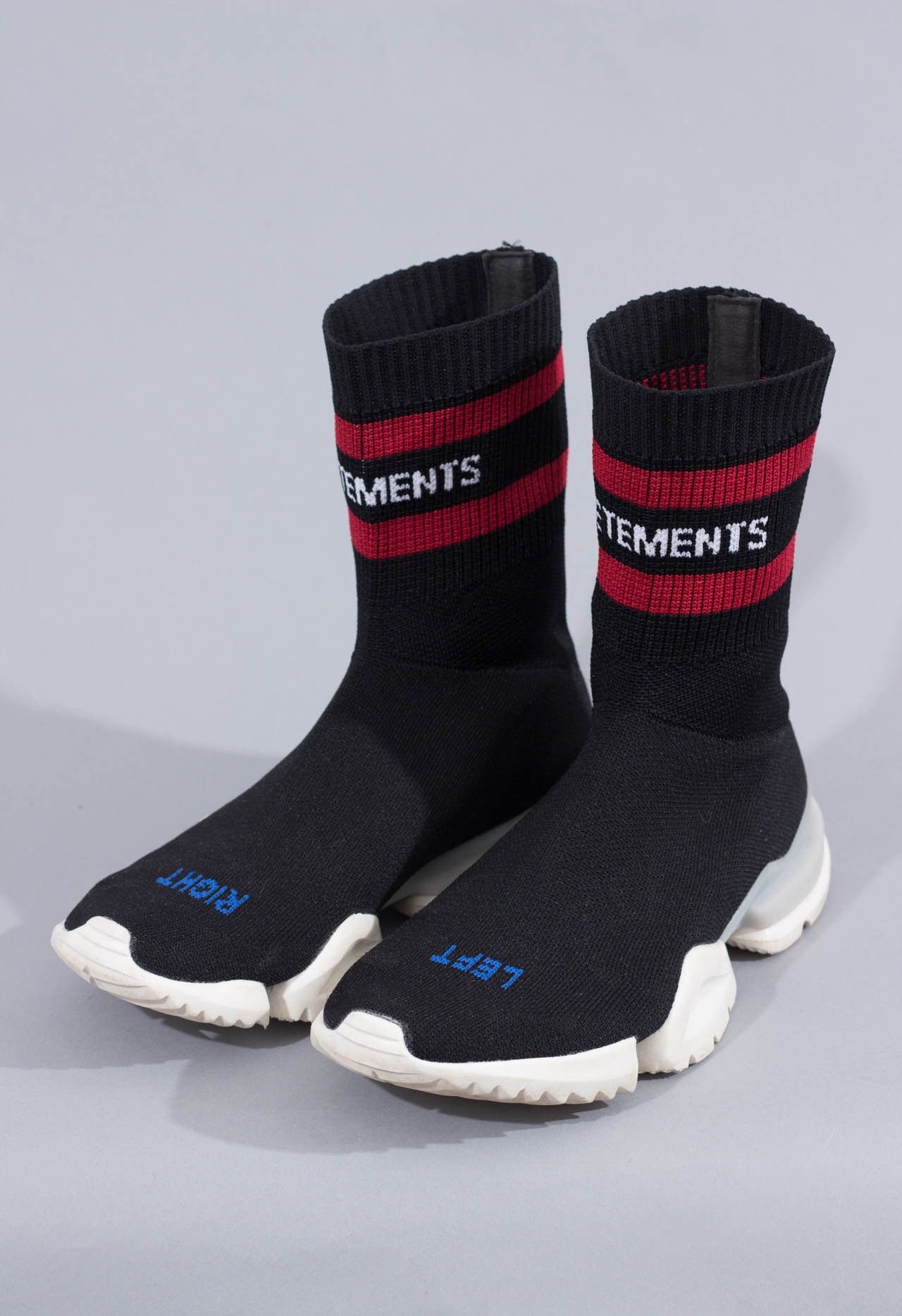 Vetements Vetements X Reebok Graphic Print Sock Sneakers Size 37.5 Size US 7.5 / IT 37.5 - 3 Thumbnail