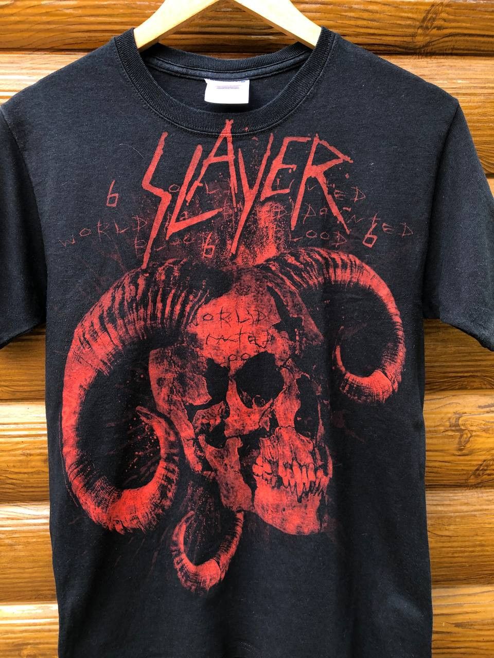 Band Tees Vintage Slayer Death Metal T-Shirt 90s Size US S / EU 44-46 / 1 - 2 Thumbnail