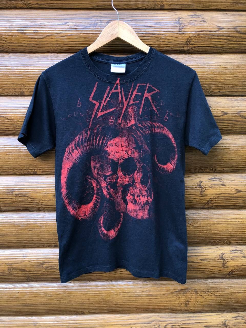 Band Tees Vintage Slayer Death Metal T-Shirt 90s Size US S / EU 44-46 / 1 - 1 Thumbnail