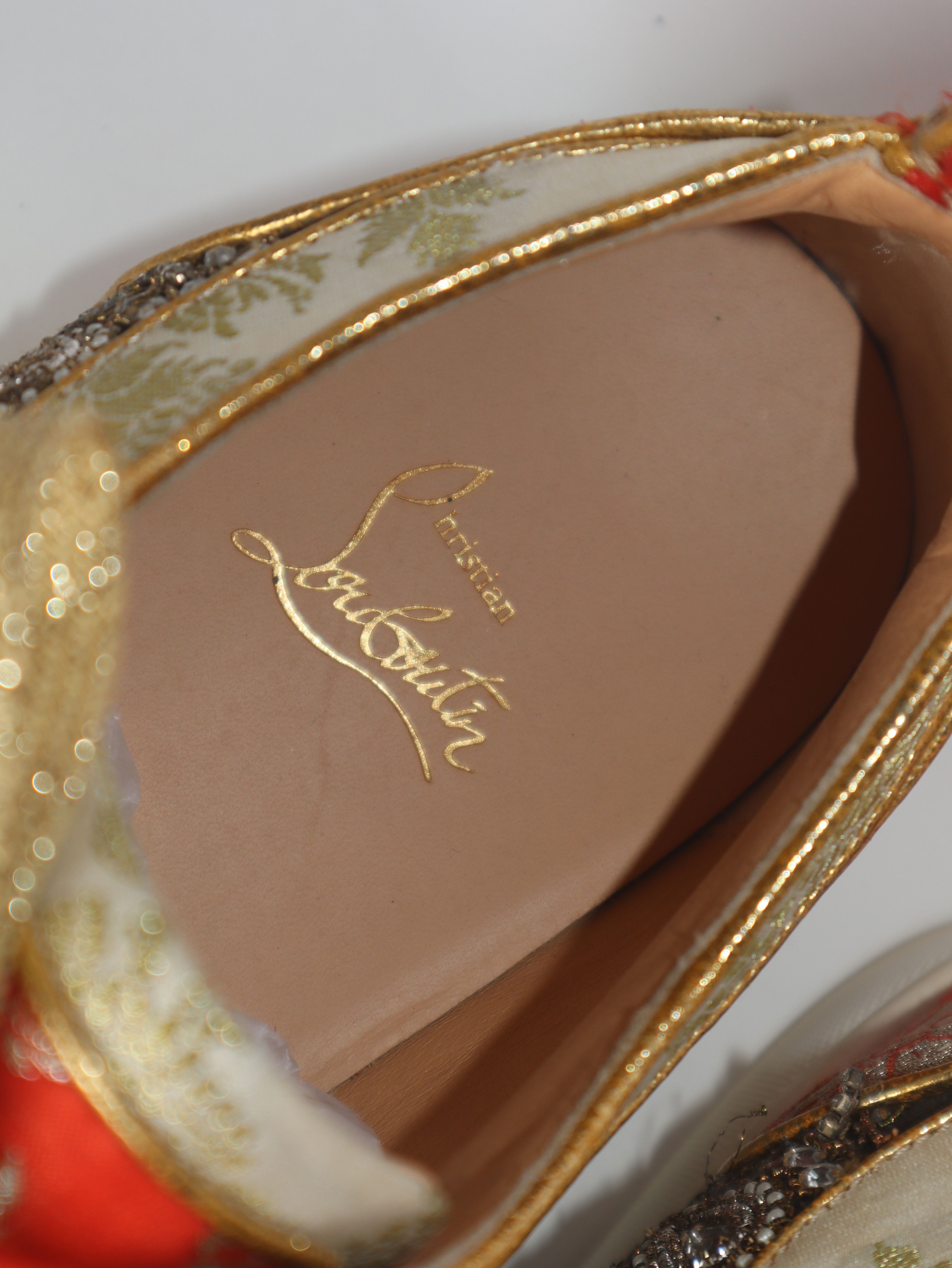 Christian Louboutin Christian Louboutin x Sabyasachi Sneakers Ultra Rare Size US 9 / EU 42 - 10 Thumbnail