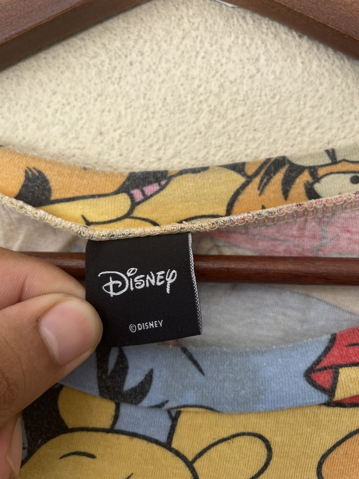 Disney × Vintage VINTAGE DISNEY POOH OVERPRINTED TEE Size US M / EU 48-50 / 2 - 9 Thumbnail