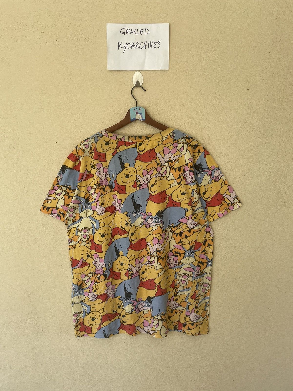 Disney × Vintage VINTAGE DISNEY POOH OVERPRINTED TEE Size US M / EU 48-50 / 2 - 4 Thumbnail