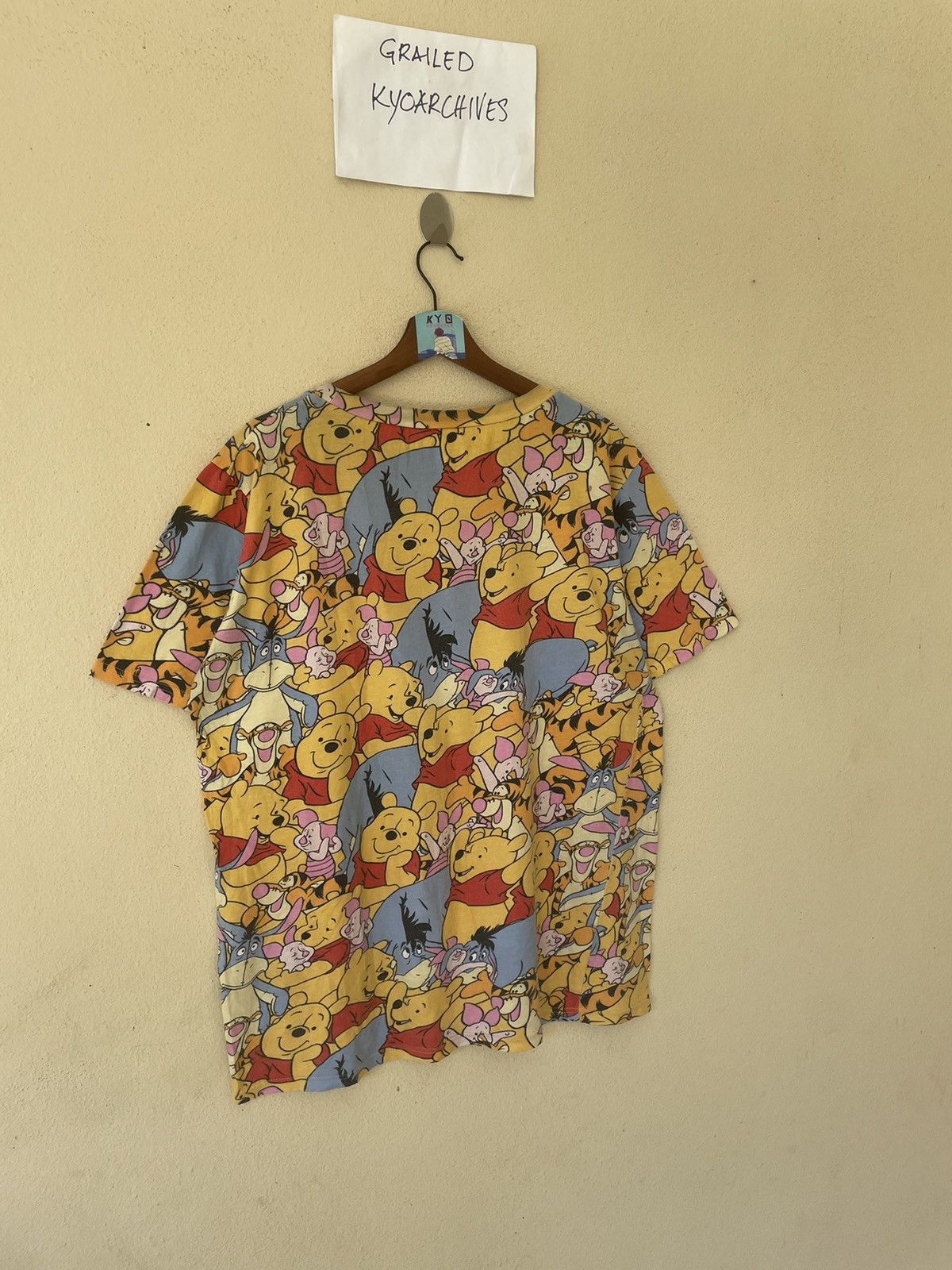 Disney × Vintage VINTAGE DISNEY POOH OVERPRINTED TEE Size US M / EU 48-50 / 2 - 5 Thumbnail