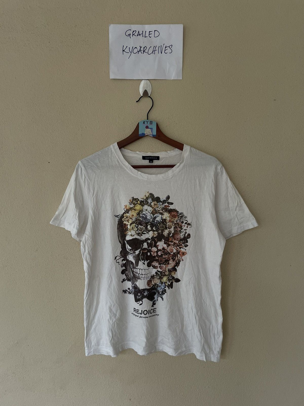 Japanese Brand × URBAN RESEARCH DOORS URBAN RESEARCH FLORAL SKULL TEE Size US M / EU 48-50 / 2 - 1 Thumbnail