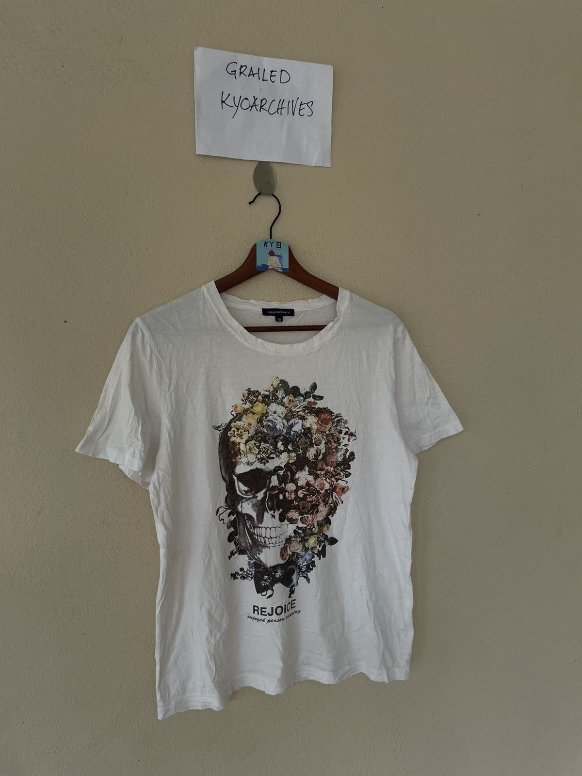 Japanese Brand × URBAN RESEARCH DOORS URBAN RESEARCH FLORAL SKULL TEE Size US M / EU 48-50 / 2 - 2 Thumbnail
