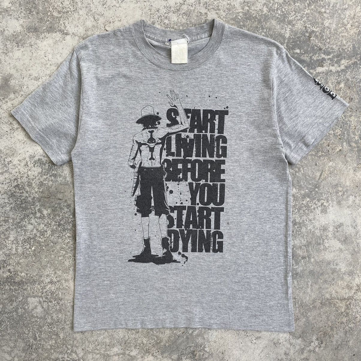 Anime Vintage Y2K Japanese Anime Asce One Piece Graphic T-Shirt Size US M / EU 48-50 / 2 - 3 Thumbnail