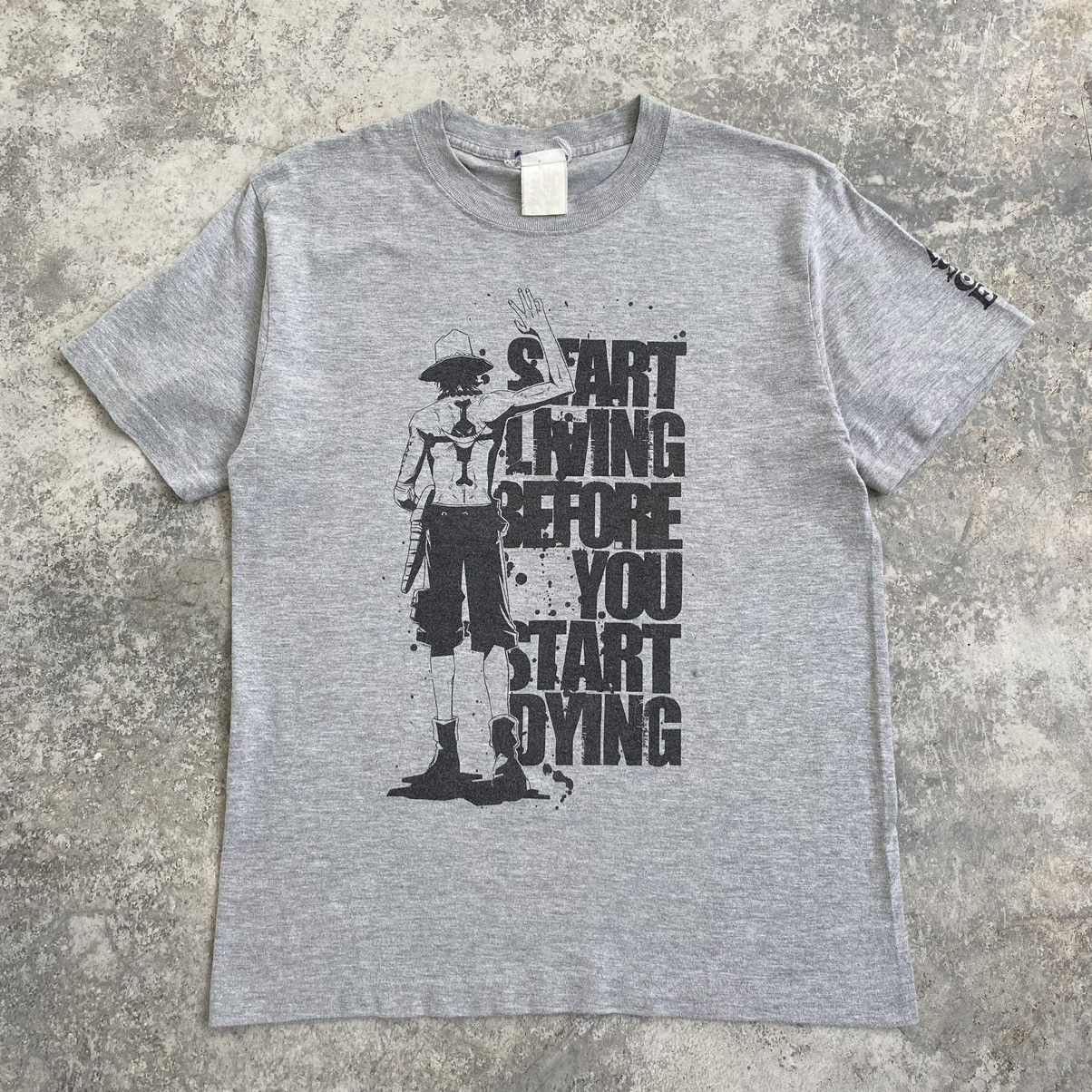Anime Vintage Y2K Japanese Anime Asce One Piece Graphic T-Shirt Size US M / EU 48-50 / 2 - 2 Thumbnail