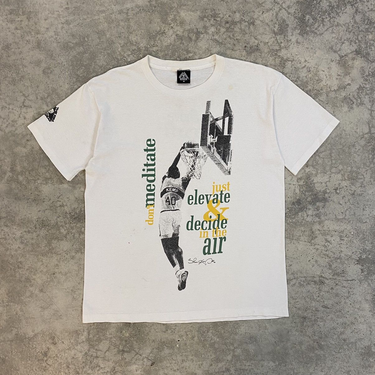Above the Rim Vintage 90’s Shawn Kemp Above The Rim Graphic T-Shirt Size US M / EU 48-50 / 2 - 1 Thumbnail