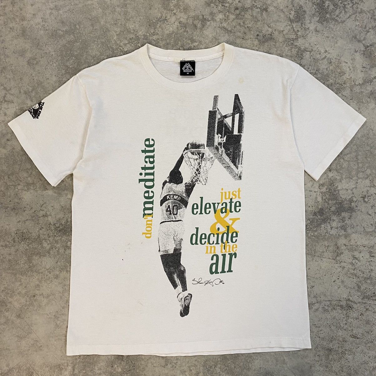 Above the Rim Vintage 90’s Shawn Kemp Above The Rim Graphic T-Shirt Size US M / EU 48-50 / 2 - 2 Thumbnail