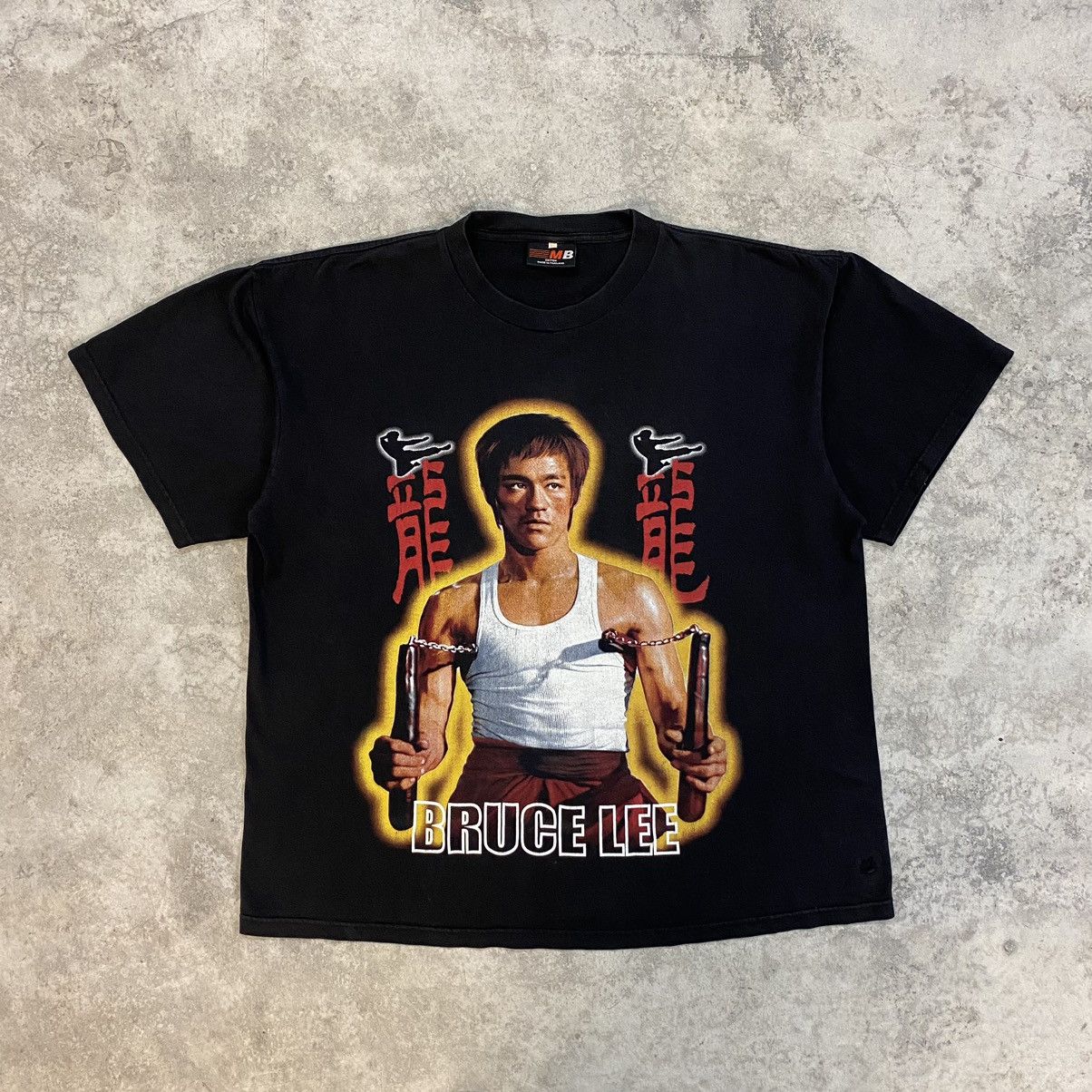 Vintage Vintage Bruce Lee Bootleg Graphic T-Shirt Size US XL / EU 56 / 4 - 1 Thumbnail
