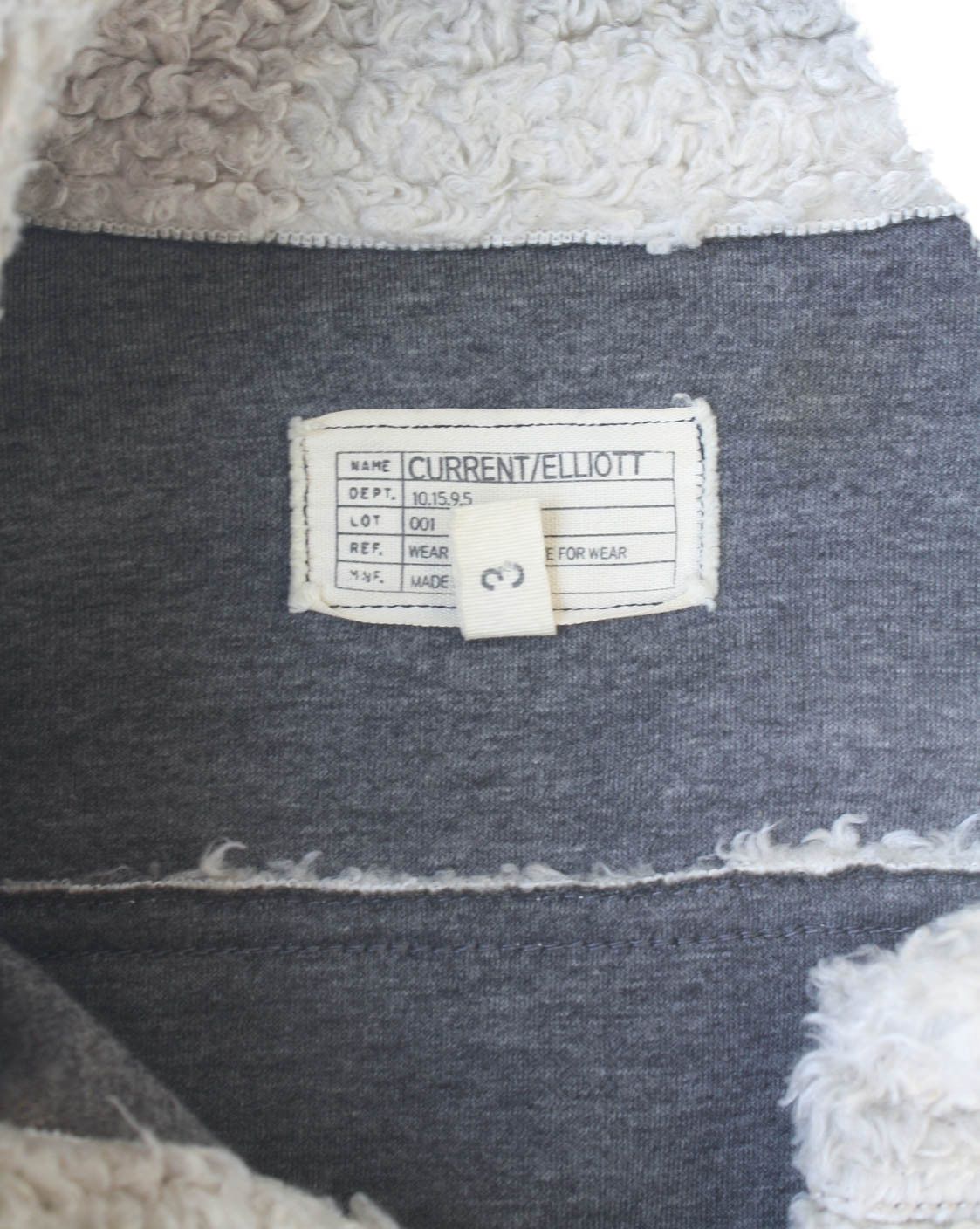 Current/Elliot Current Elliott Faux Sherpa 'Teddy Trucker' Jacket Size 3 Size US L / EU 52-54 / 3 - 8 Thumbnail