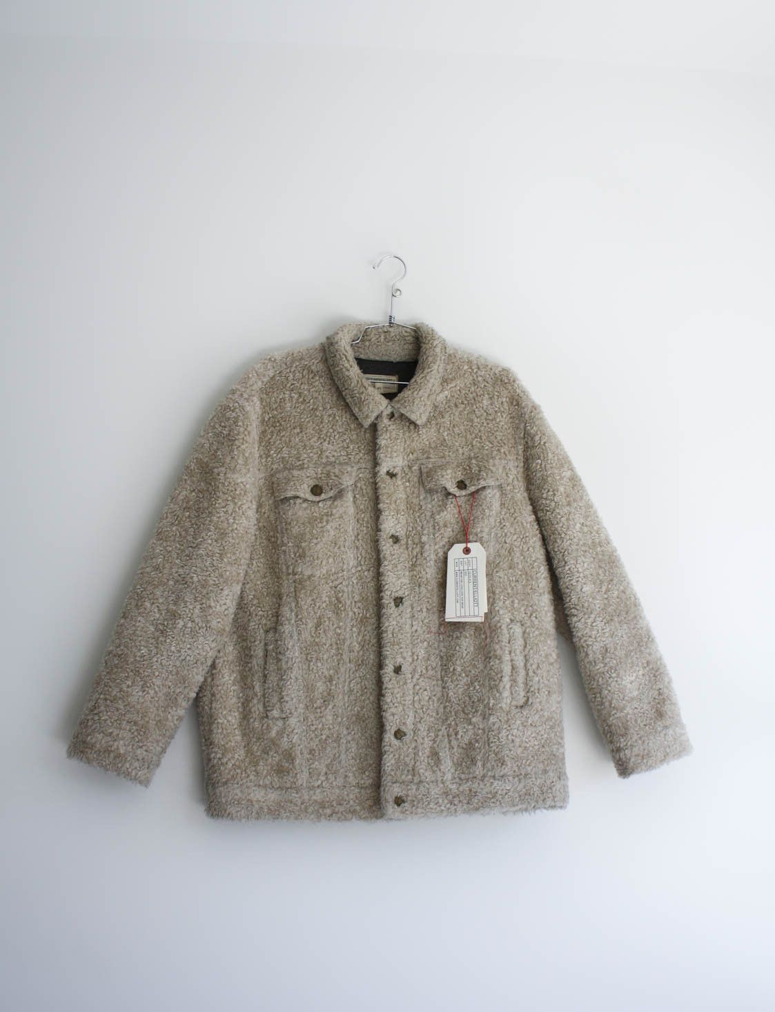 Current/Elliot Current Elliott Faux Sherpa 'Teddy Trucker' Jacket Size 3 Size US L / EU 52-54 / 3 - 1 Thumbnail