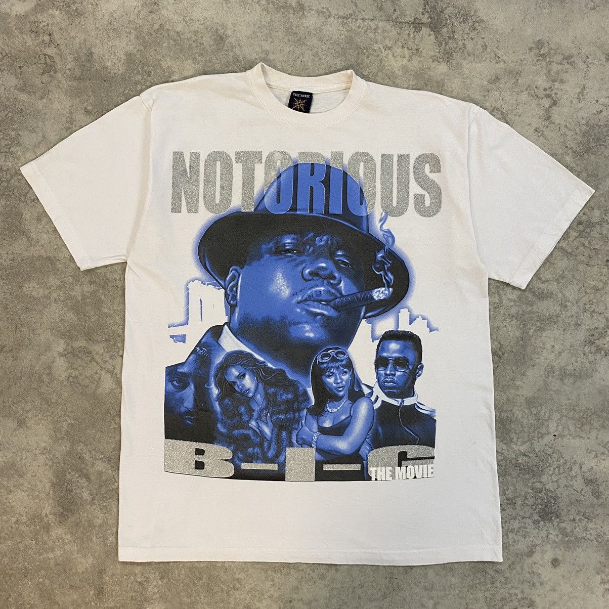 Rap Tees Vintage 2000’s Notorious Big The Movie Promo T-Shirt Size US XXL / EU 58 / 5 - 1 Thumbnail