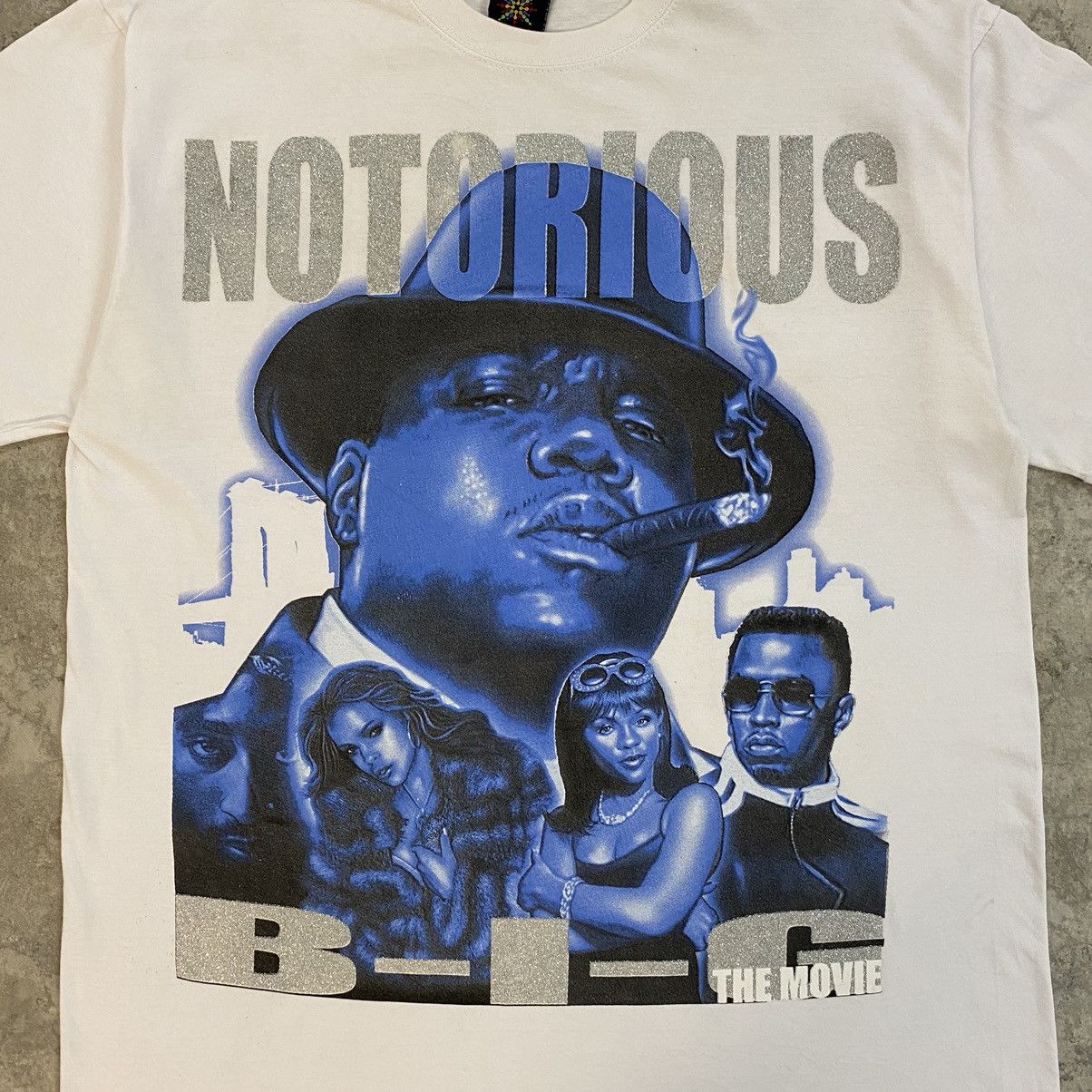 Rap Tees Vintage 2000’s Notorious Big The Movie Promo T-Shirt Size US XXL / EU 58 / 5 - 3 Thumbnail