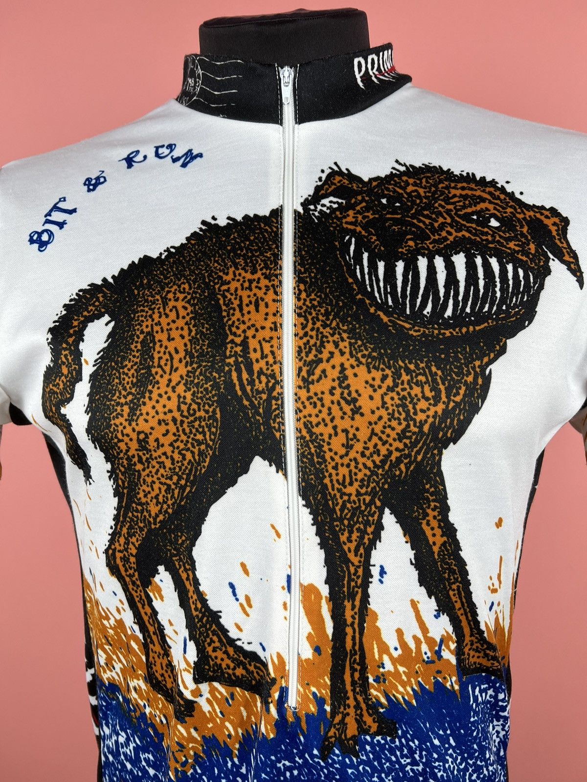 Other Rare vintage primal bicycle tee shirt dog streetwear vintage Size US L / EU 52-54 / 3 - 5 Thumbnail